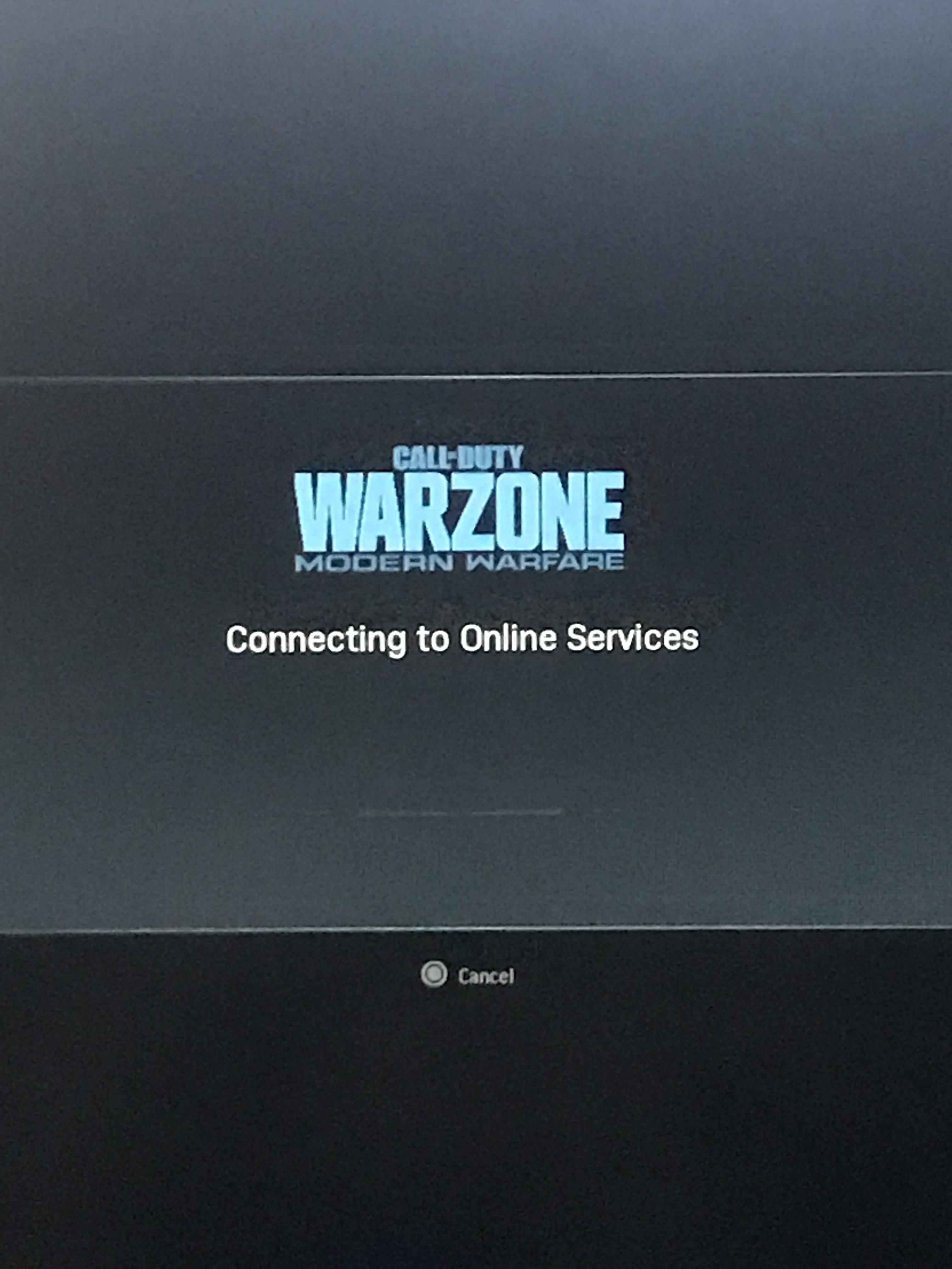 I can’t connect to online servicesc r/Warzone