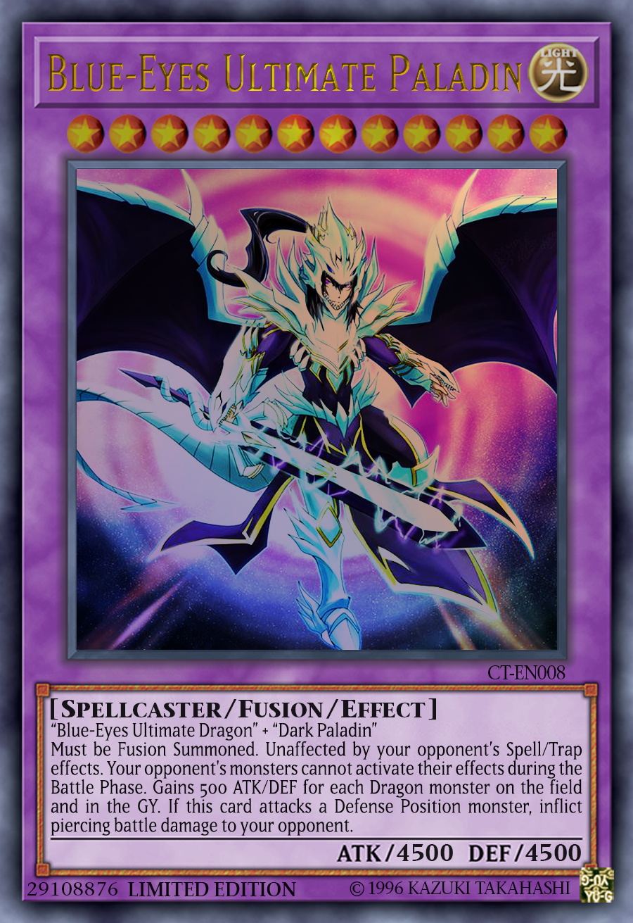 Custom Card BlueEyes Ultimate Paladin yugioh