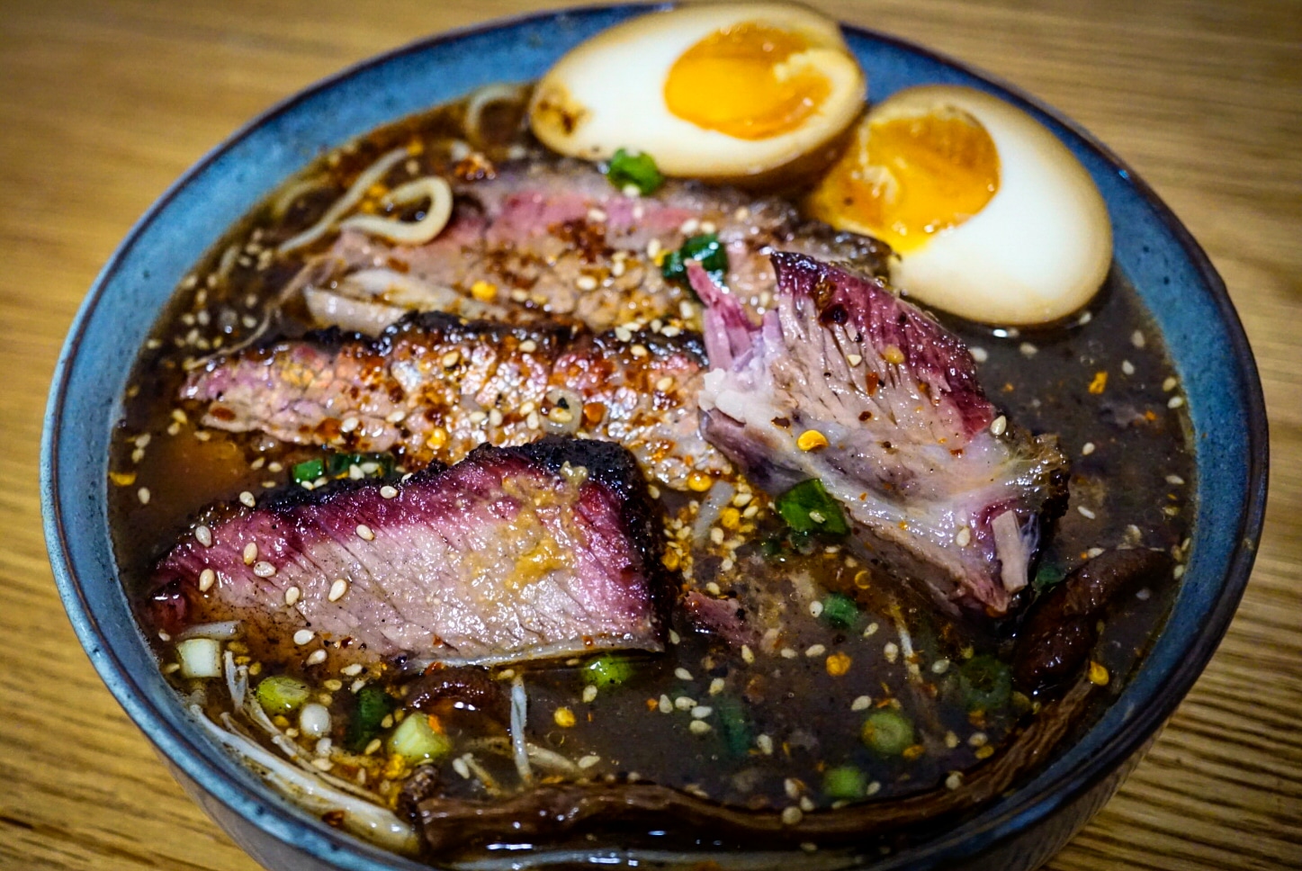 [Homemade] Smoked Beef rib & Brisket Ramen r/food