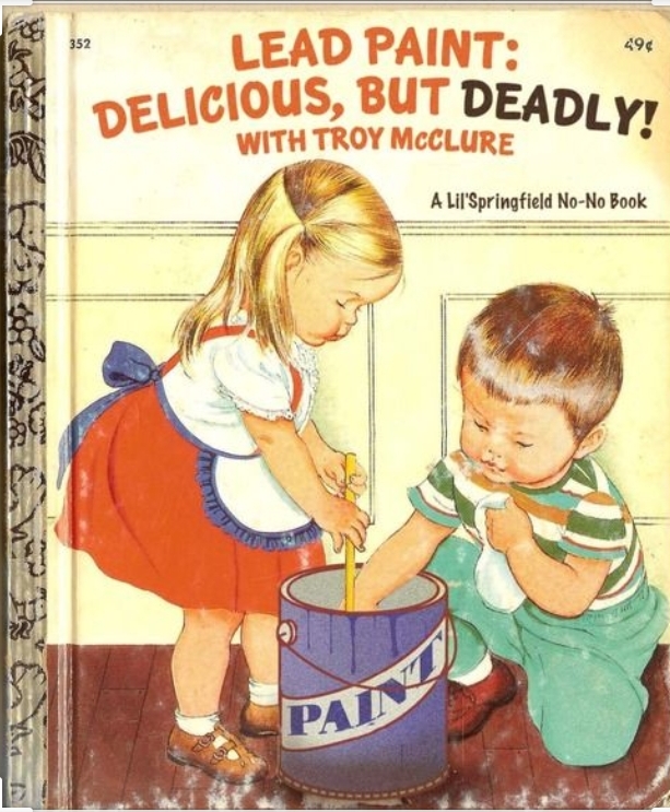 Yummy lead paint! r/funny