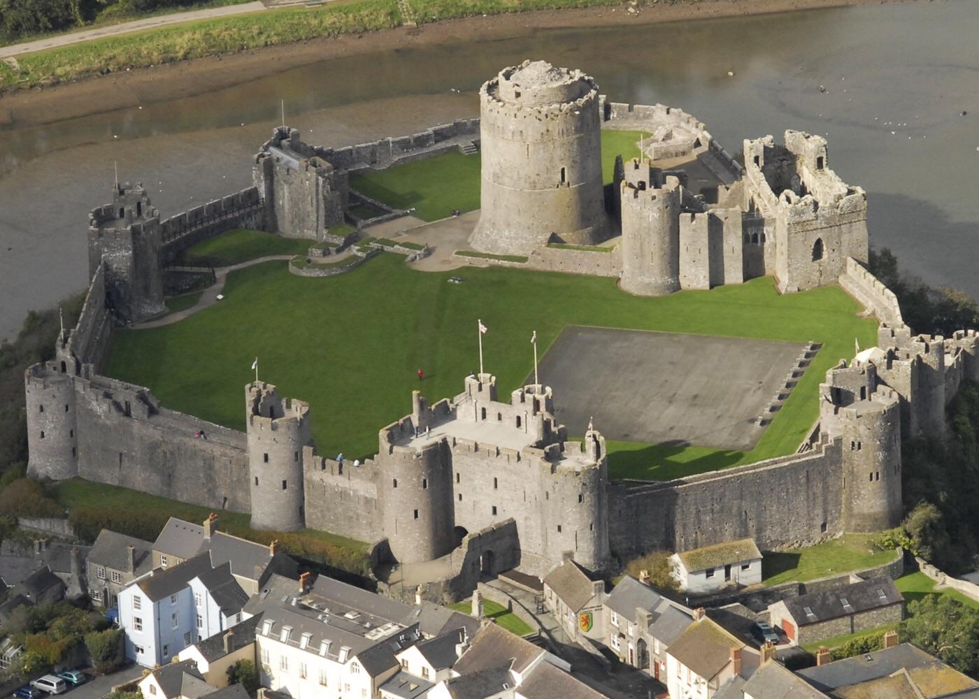 Pembroke Castle, West Wales, UK r/castles