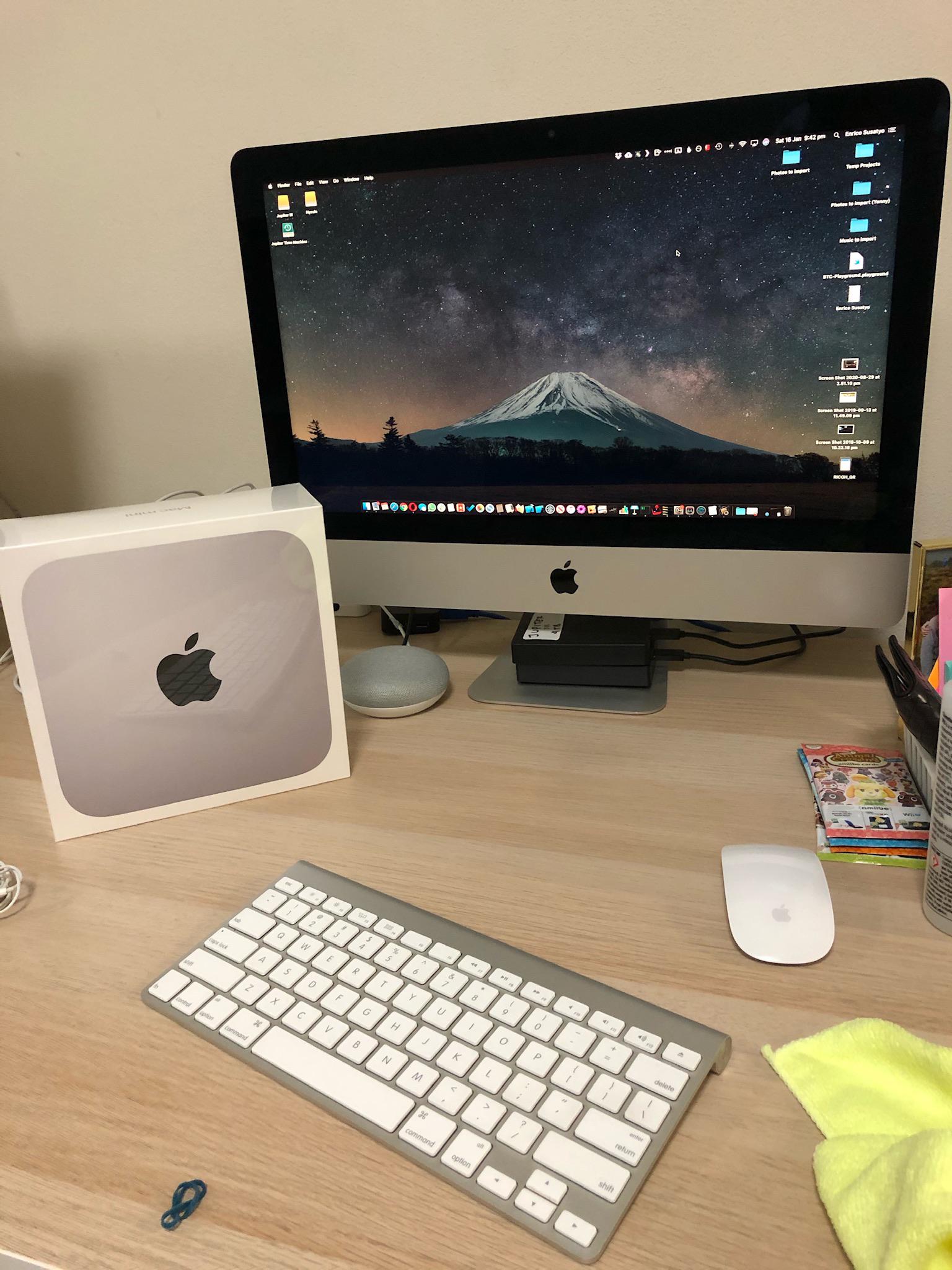 Got a new M1 Mac Mini to replace second hand iMac 2013 I got a while