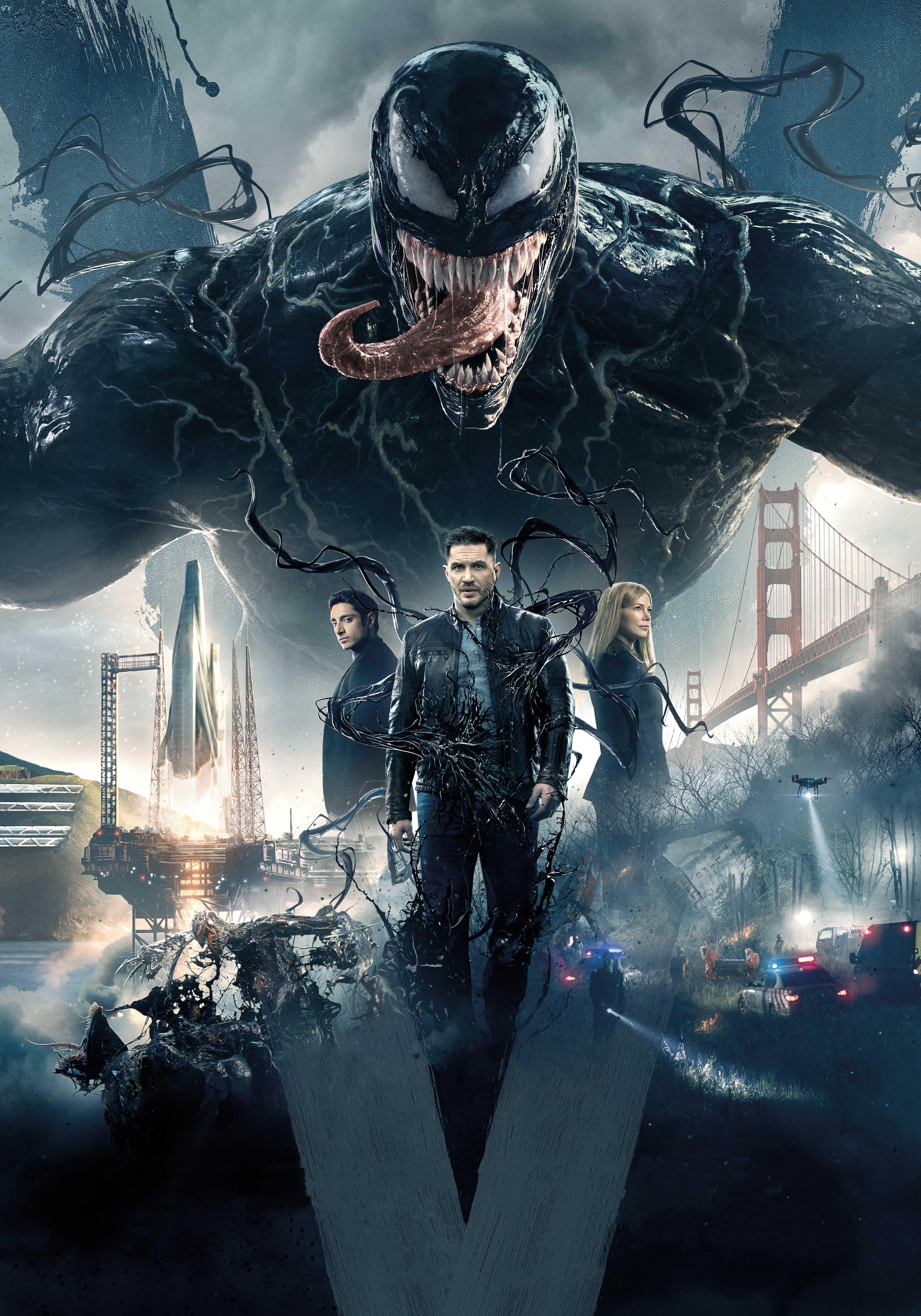 Venom(2018) Final Poster Textless TextlessPosters