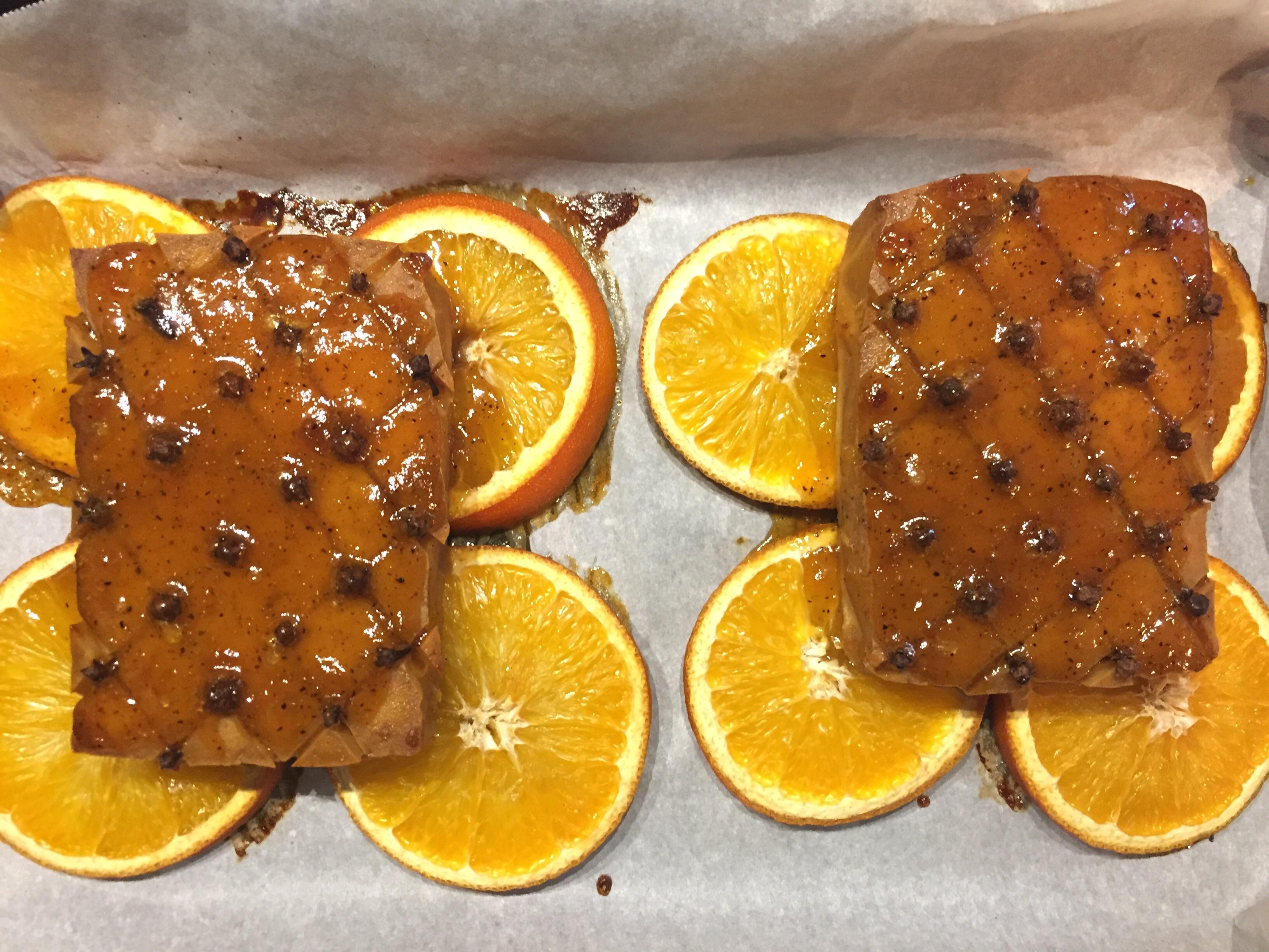 My glazed tofu 'ham' for Easter. r/vegan