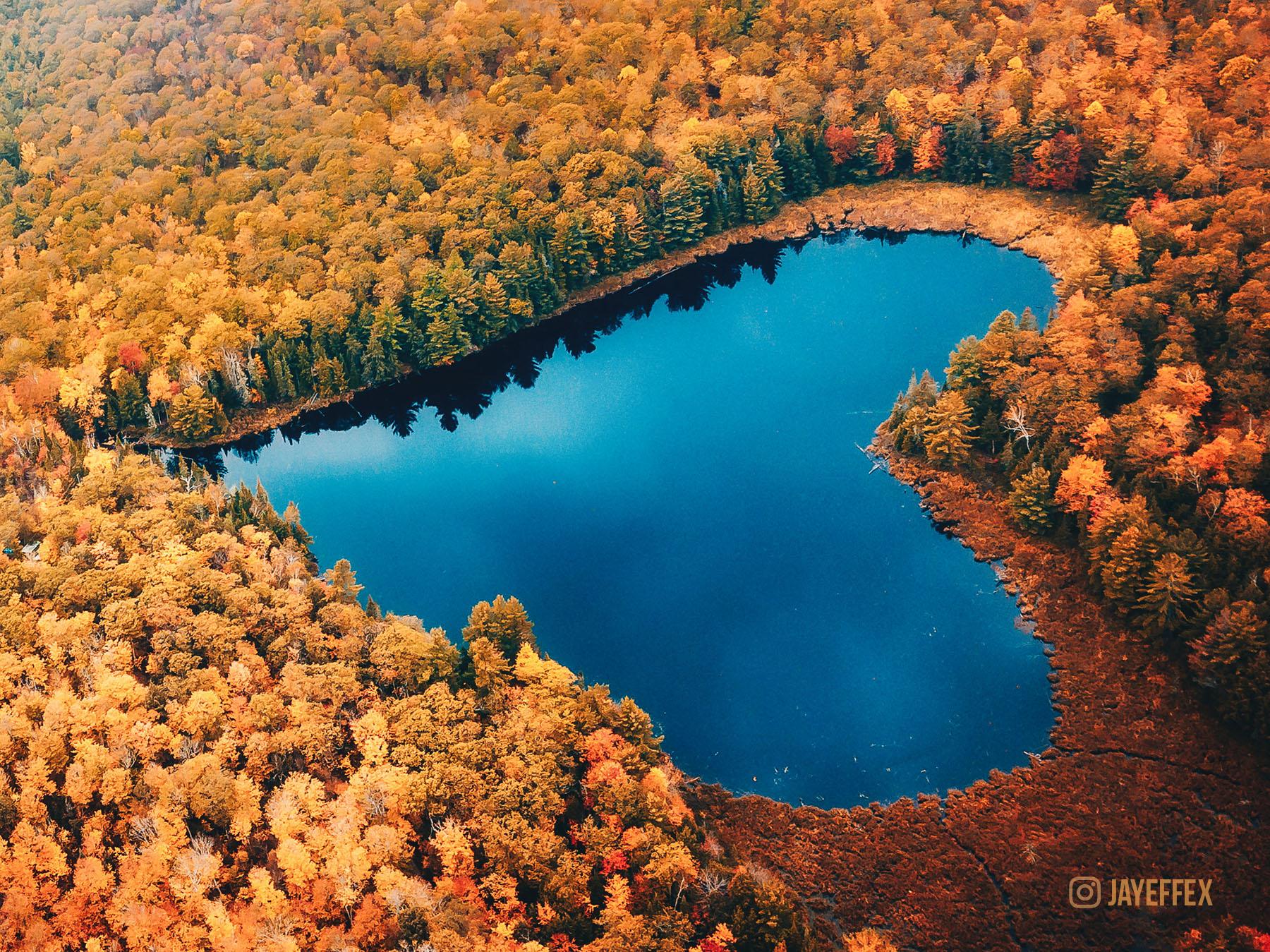 ITAP of the Heart Lake near Ompah, Ontario, Canada r/itookapicture
