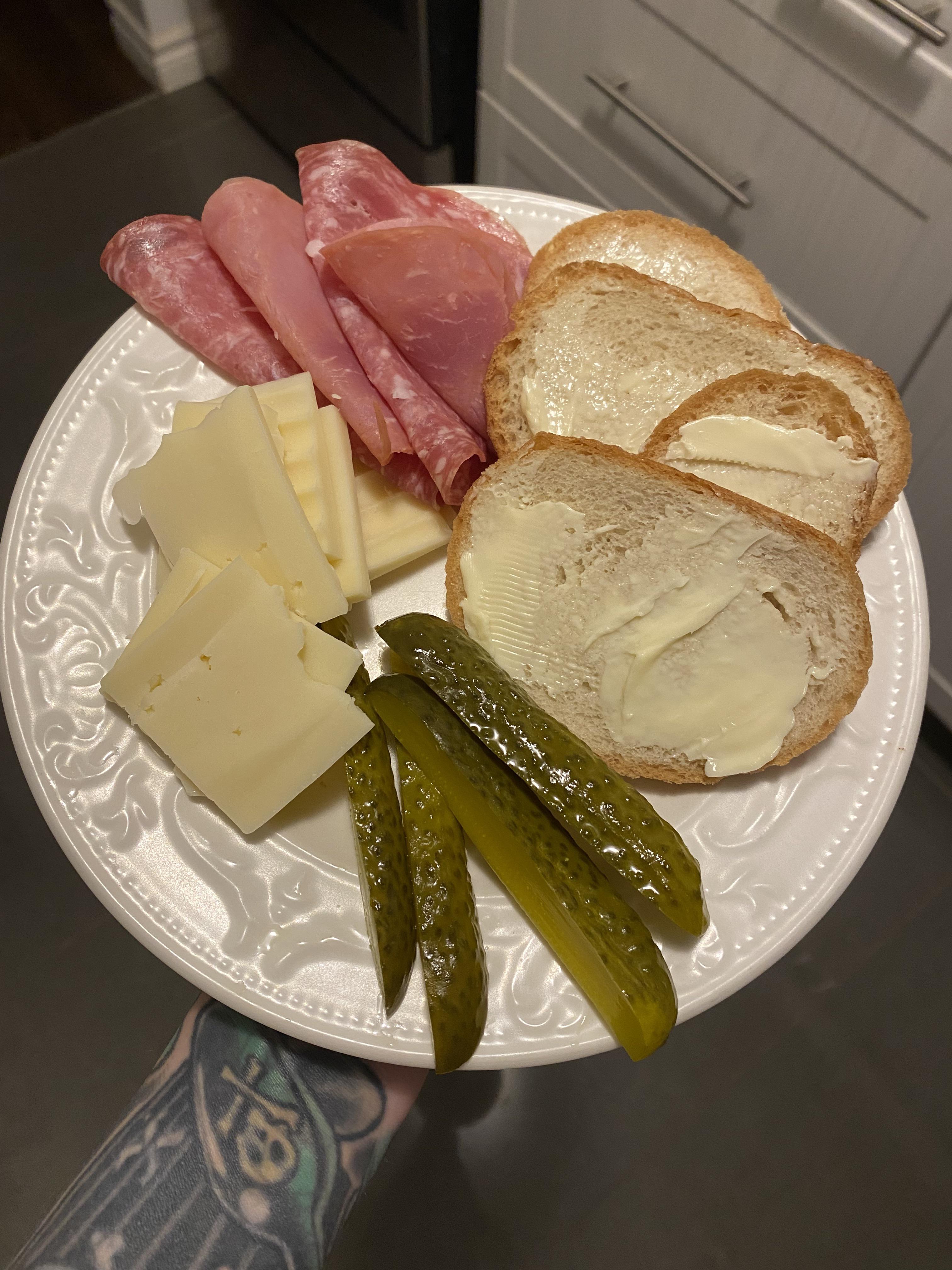 Just finished watching The Sopranos! Tony approved snack? Bread with