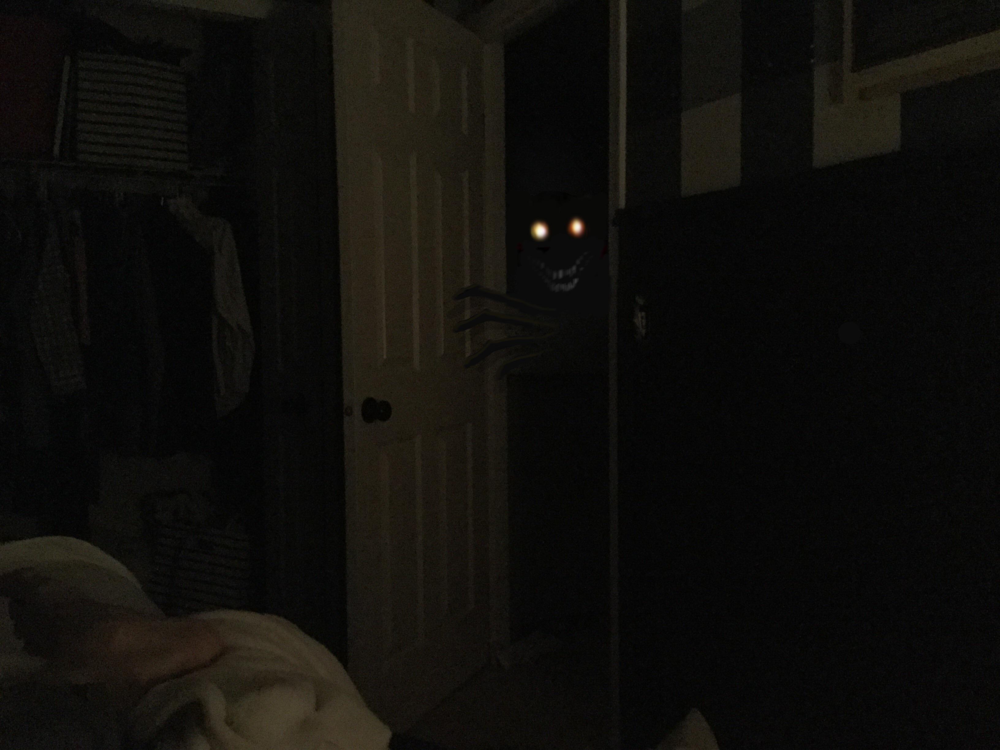 An visitor. My first time making an unnerving image. Please