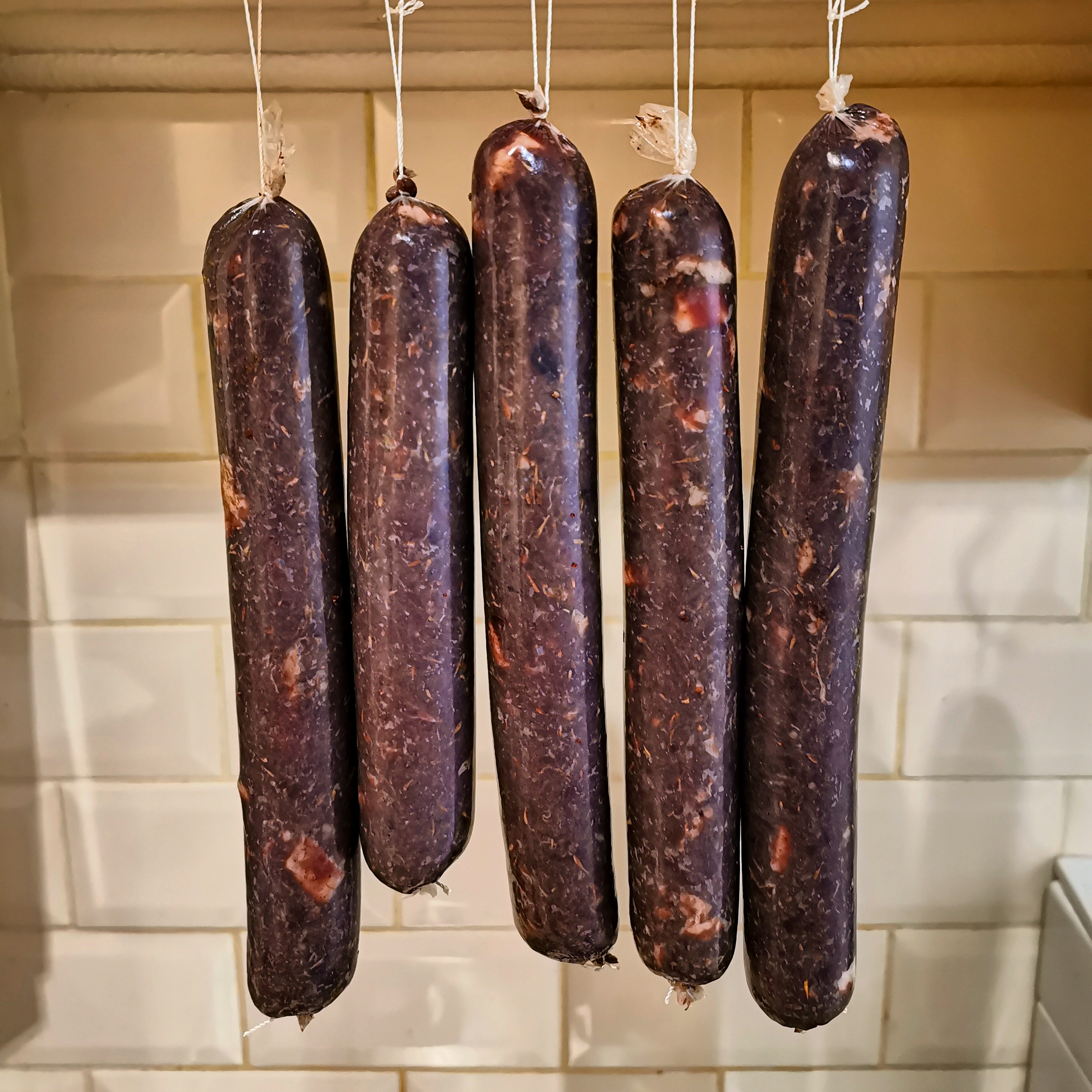 Duck a l'orange salami inbound, first salami for the new decade. r