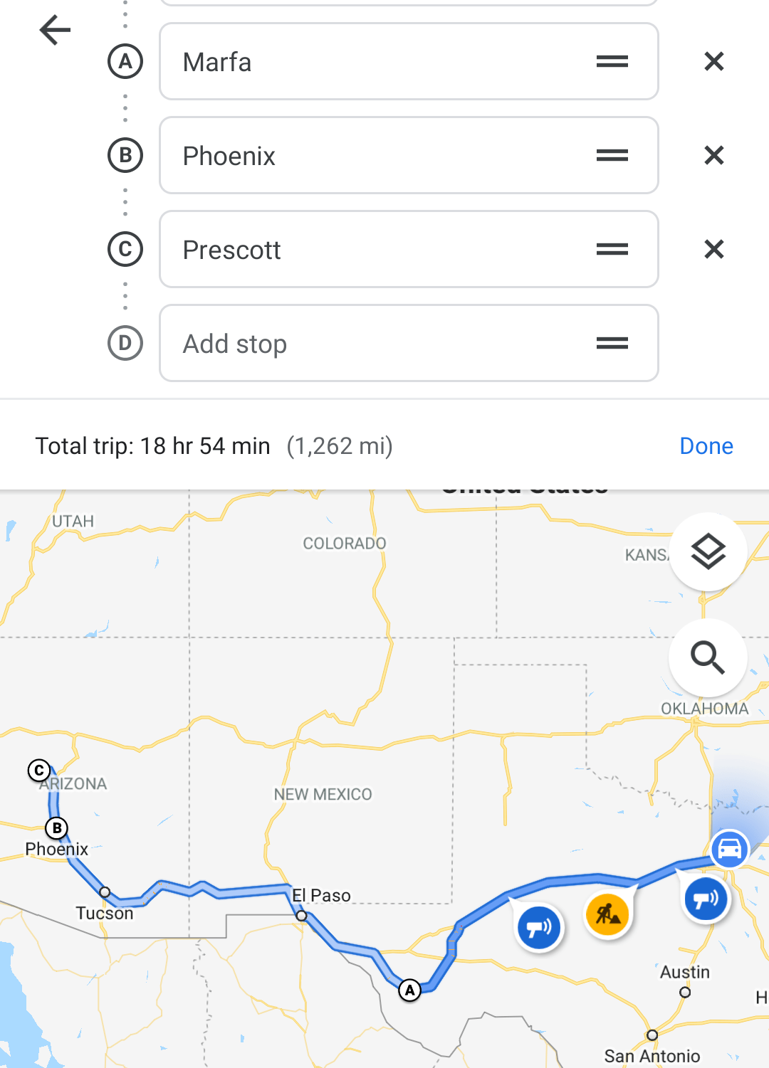 First solo trip! Dallas to Marfa, overnight in El Paso, onward to