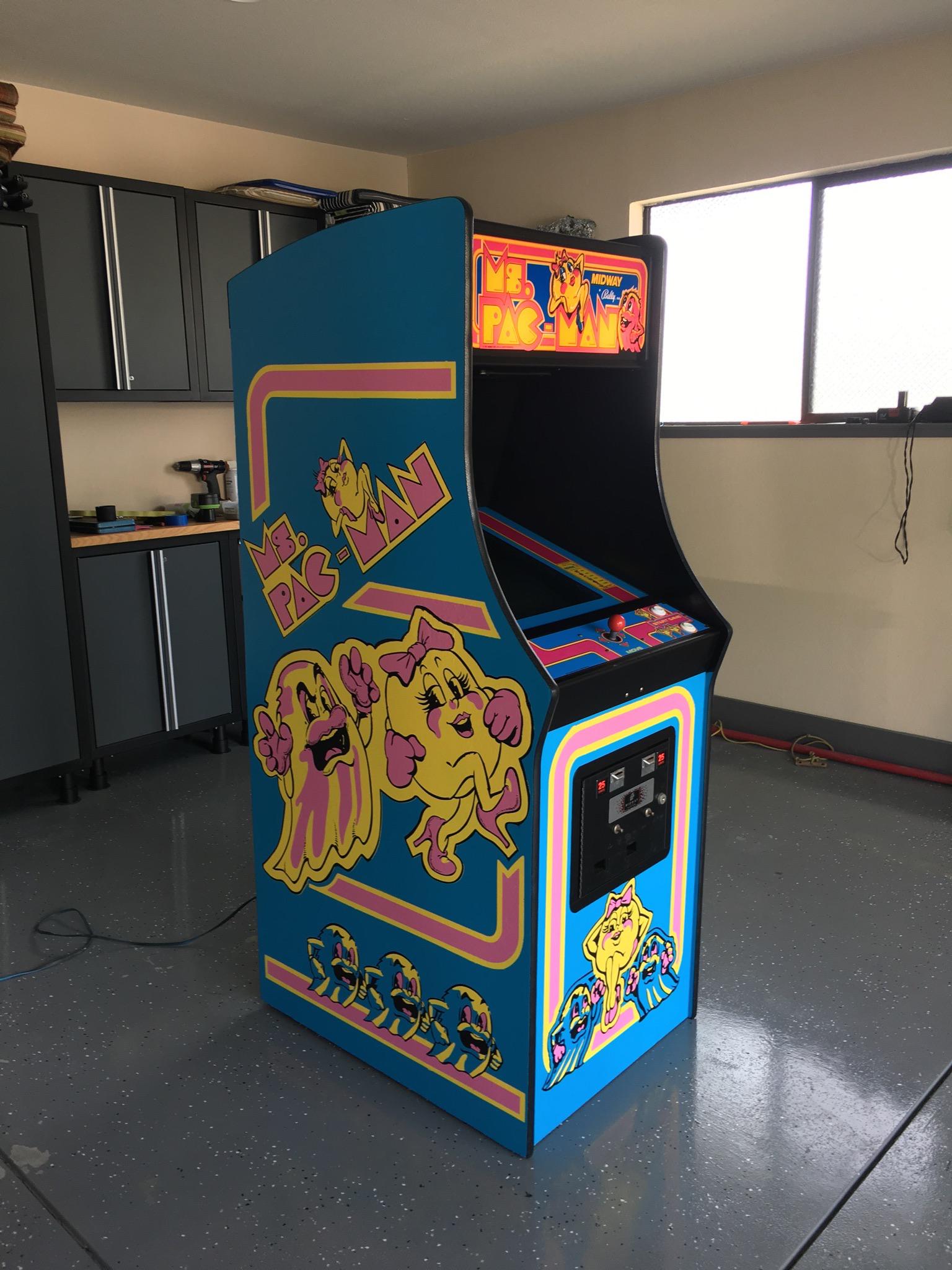 Ms. PacMan Arcade, restored by me. r/nostalgia