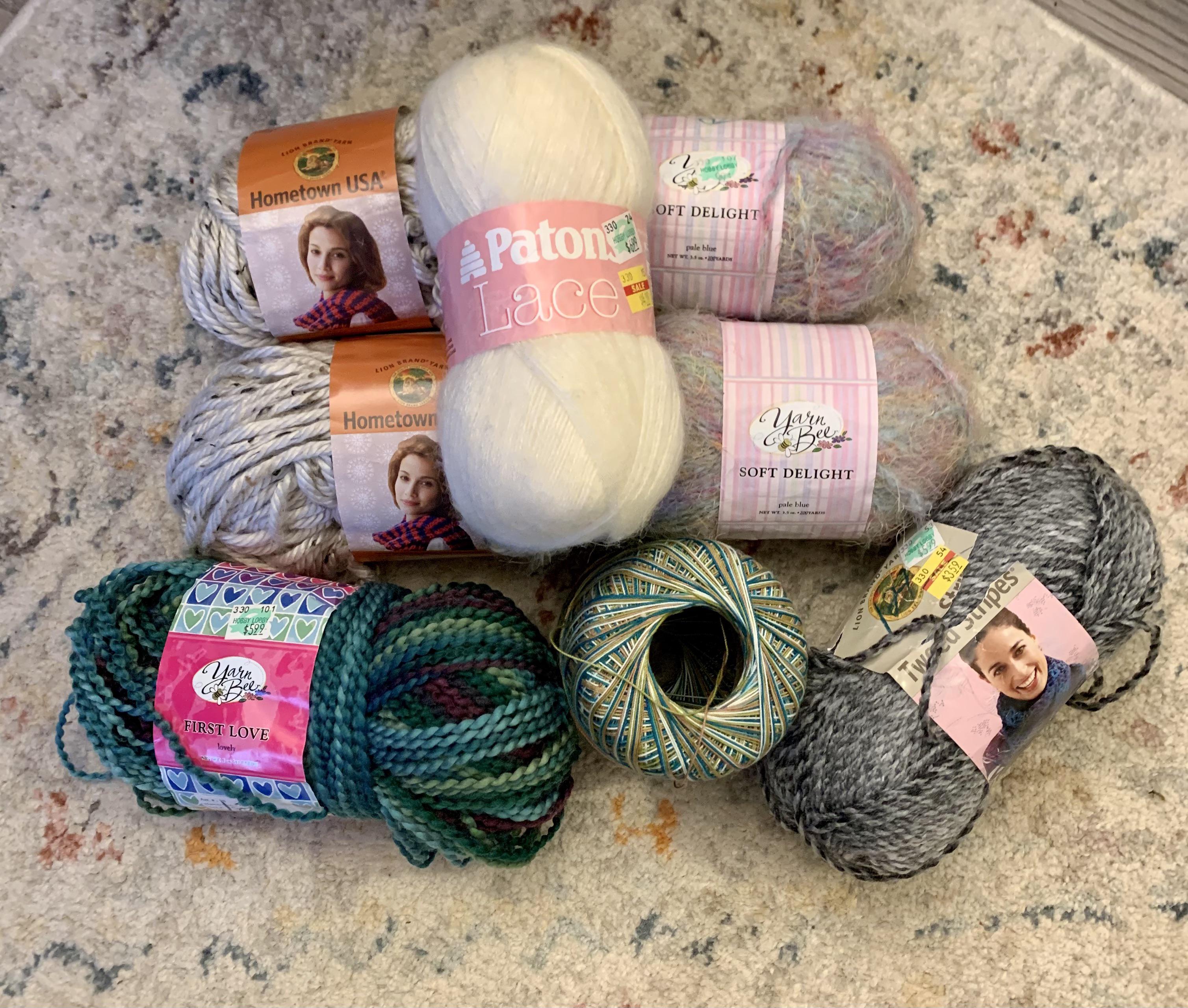Yarn haul 9 at thrift shop. r/crochet