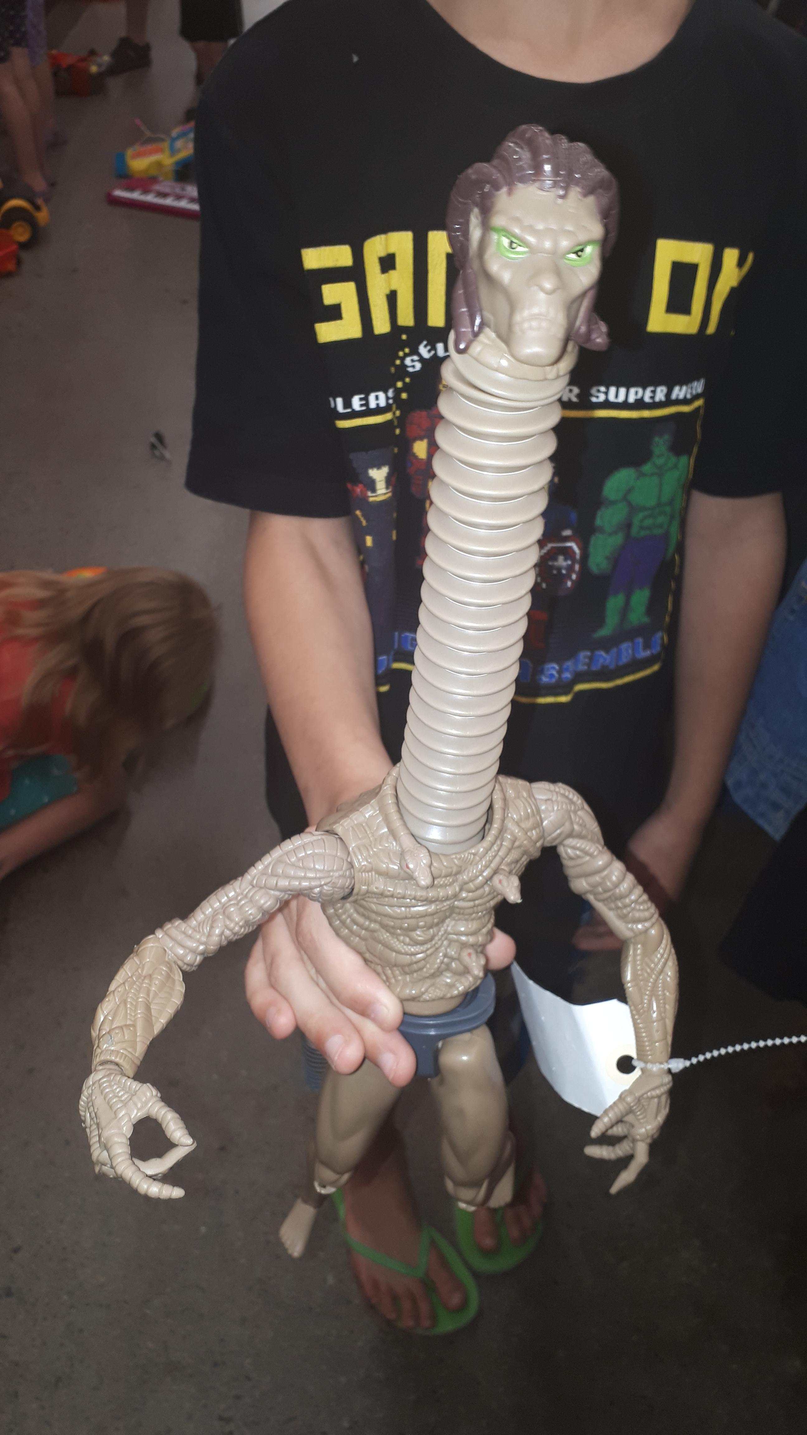 This toy is hilarious and disturbing. Best 2.99 we ever spent. r/funny