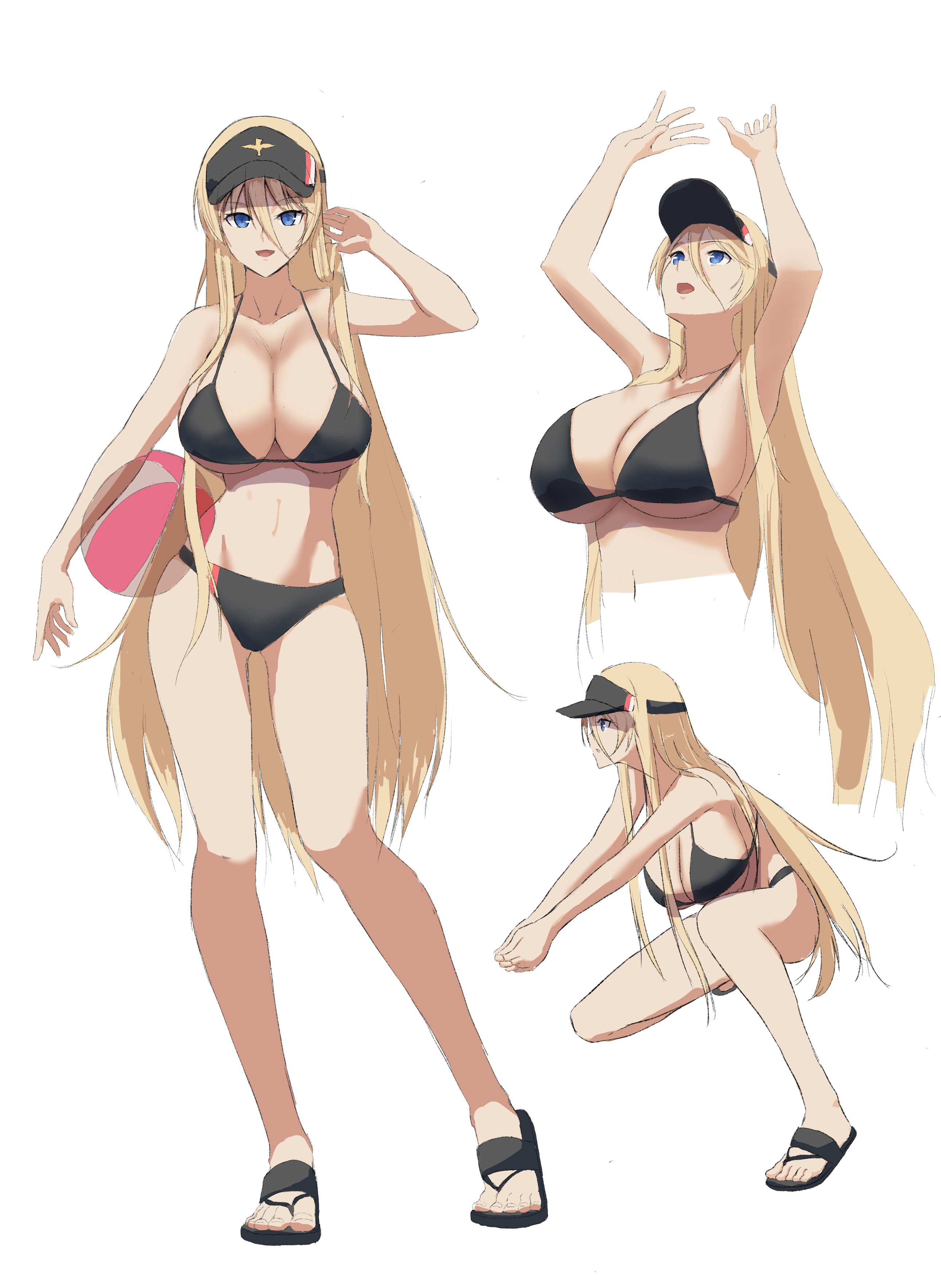 Beach fun Biscuit (Bismarck) r/AzureLane