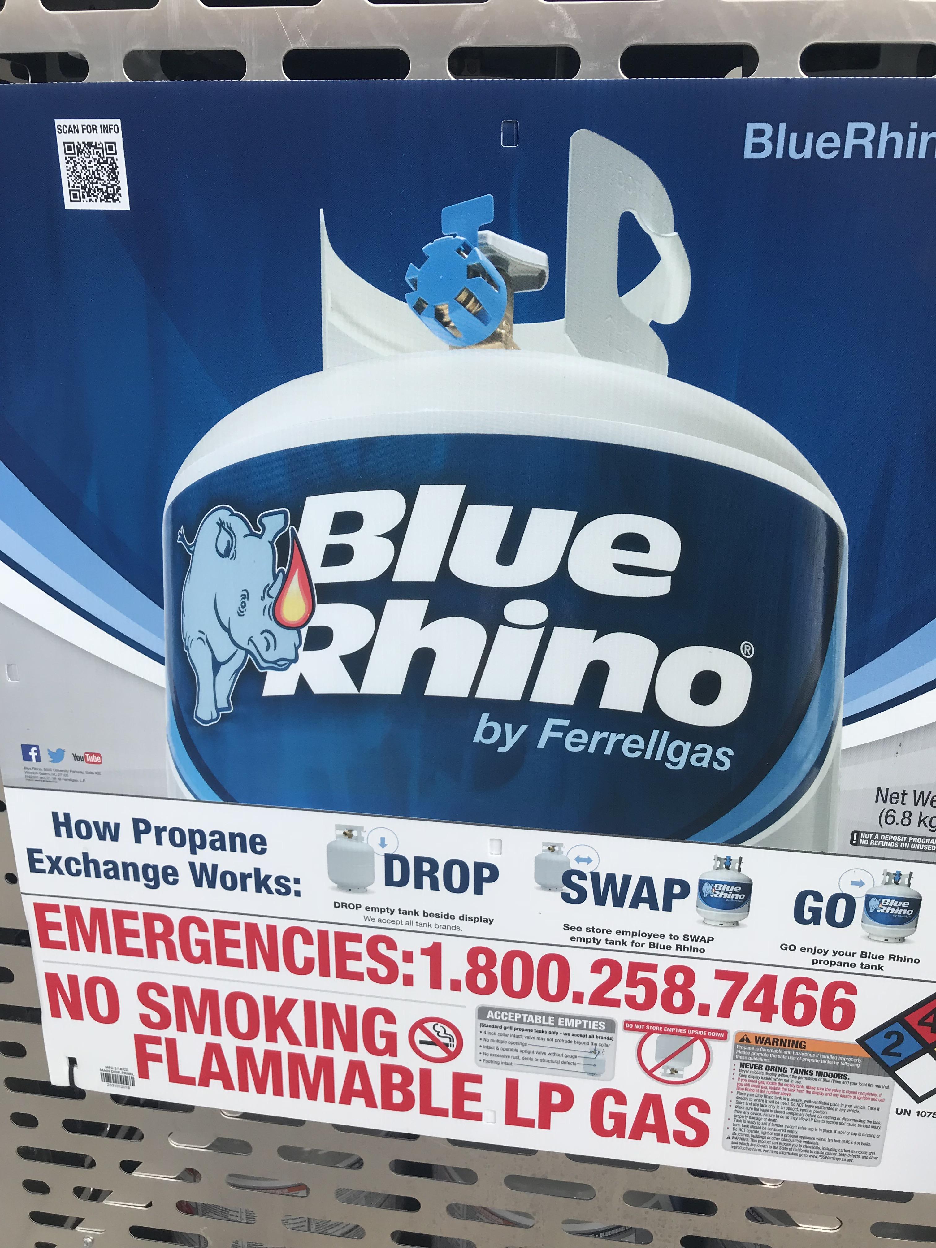 Ever have a “not yet empty” Blue Rhino propane tank not have enough