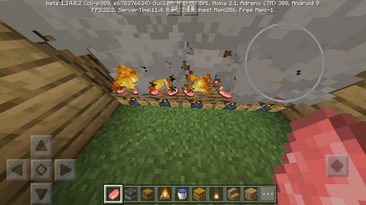 I didnt know you can cook food by using campfire r/Minecraft