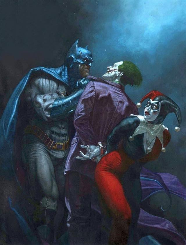 Batman And Robin Vs Joker And Harley Quinn
