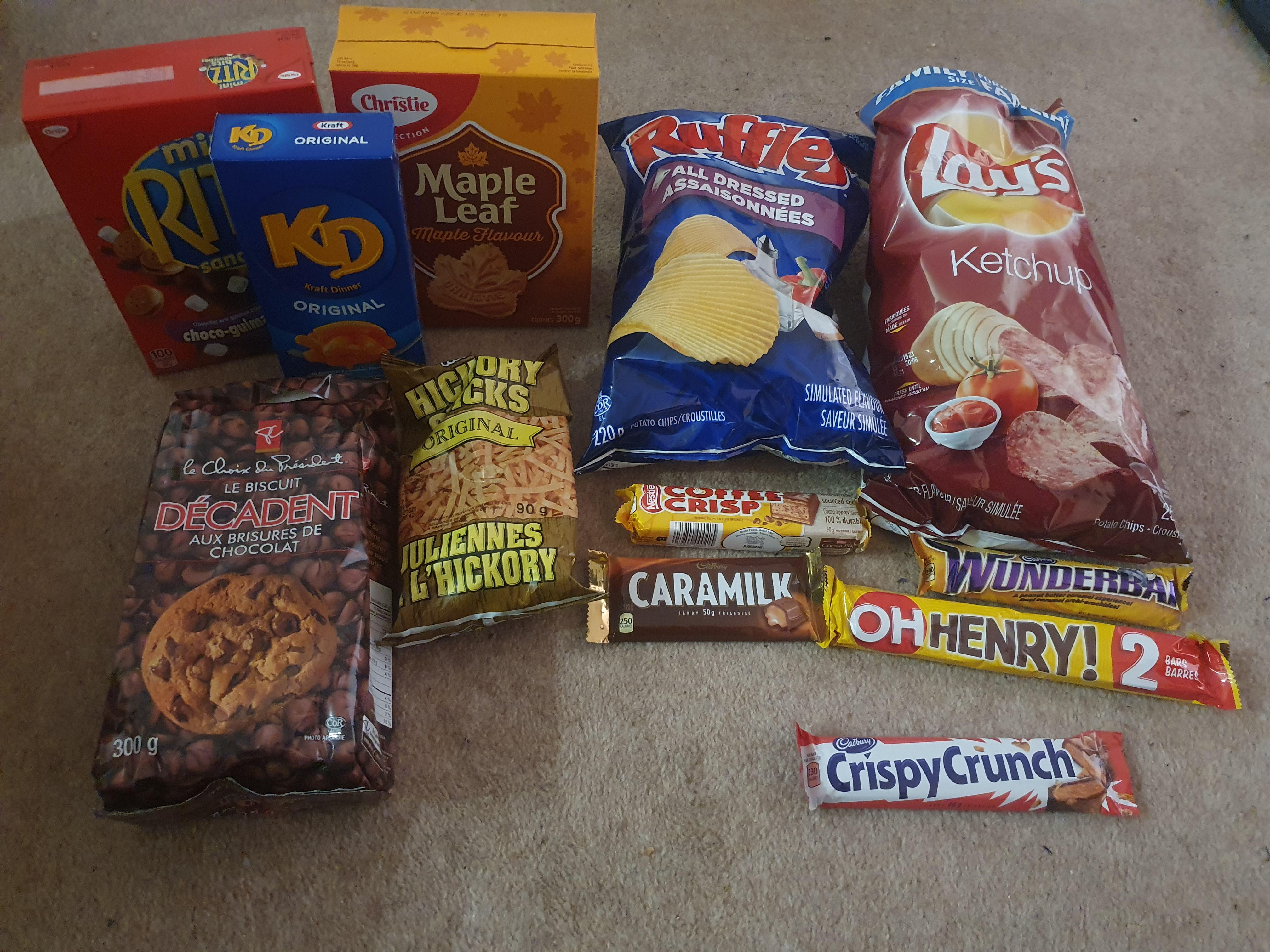 Some amazing Canadian treats from u/societarian that I can't wait to