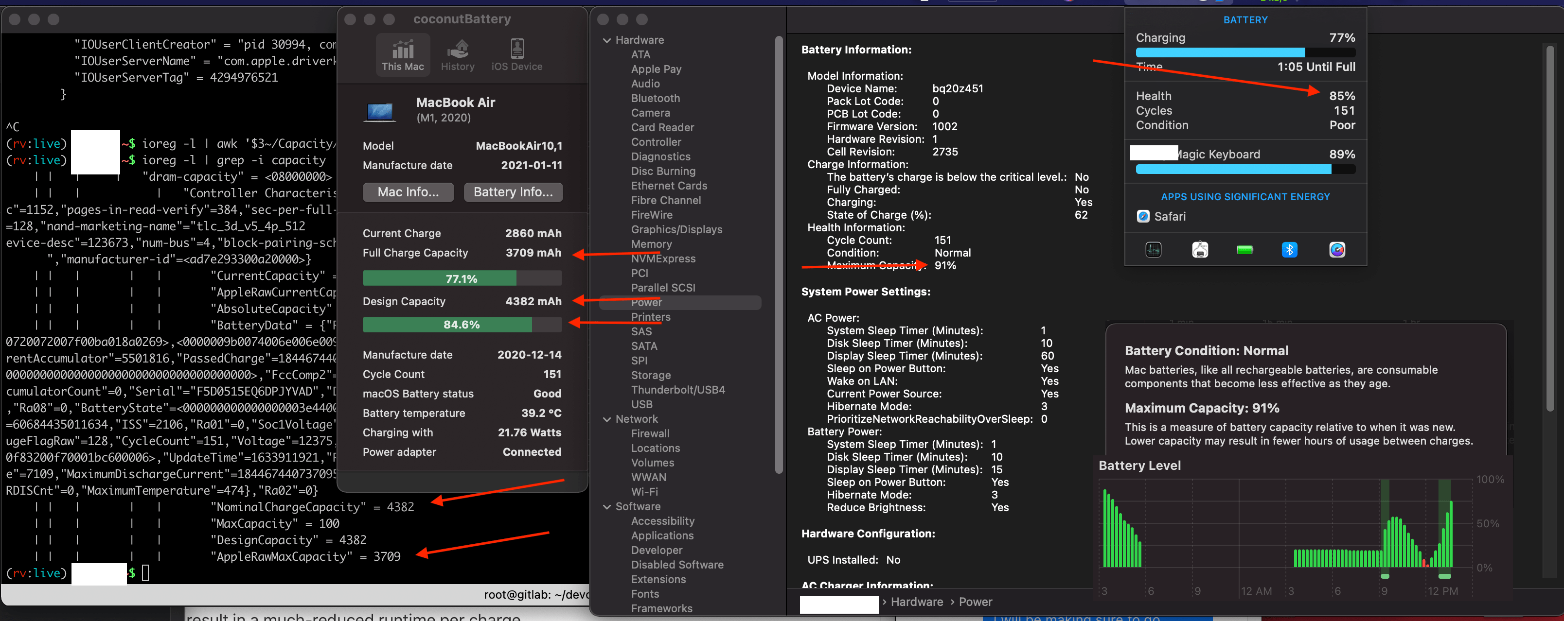 Anyone else have decreased battery life on their M1 Mac laptops and