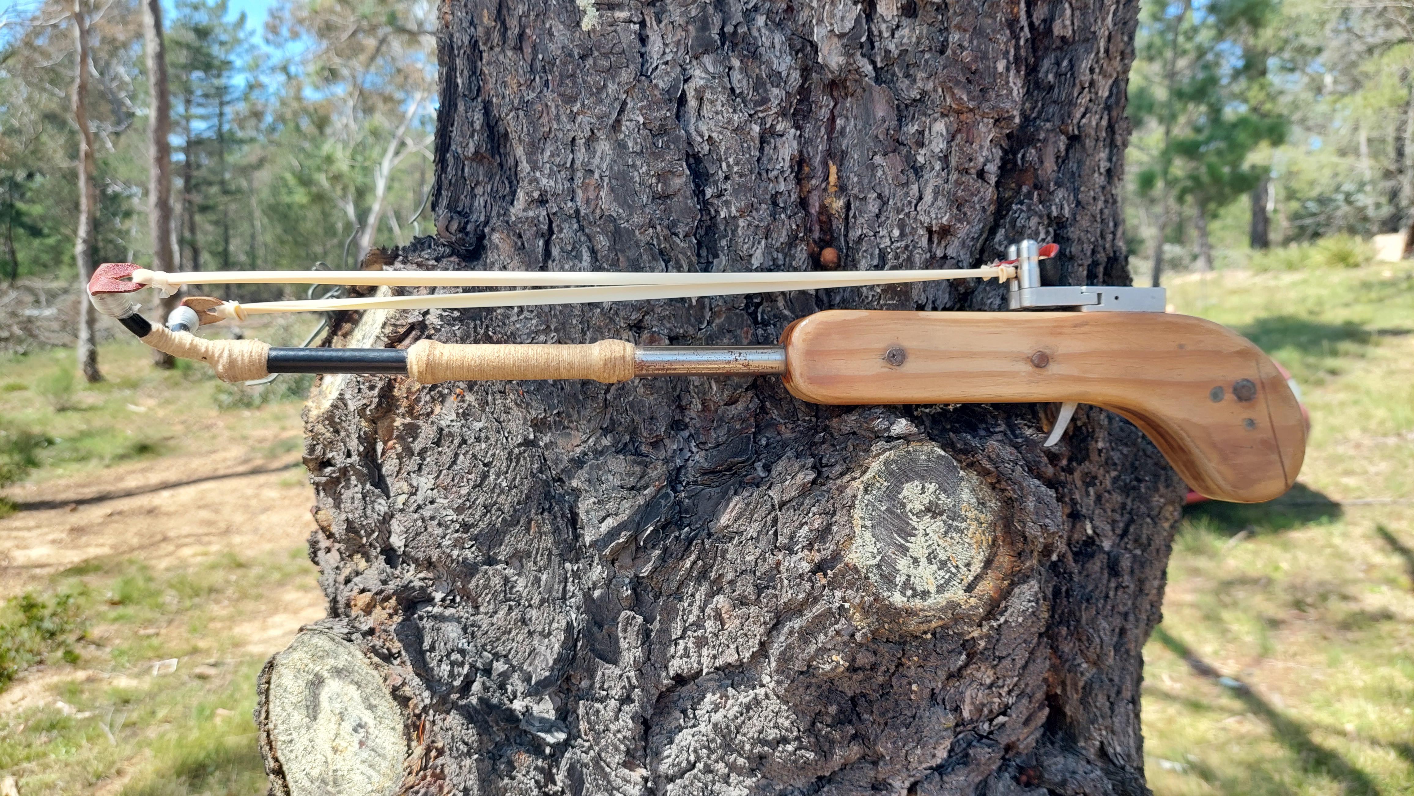 End of the world slingshot gun thing that I made some years back. it's