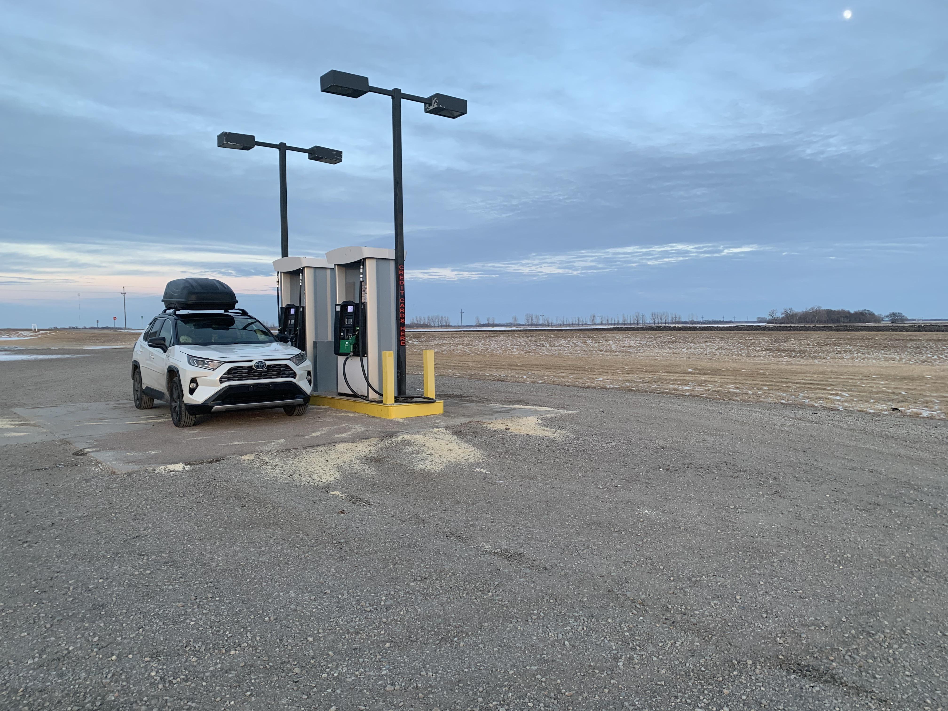 Road trip to Alaska chapter 2. This is a “gas station” in North