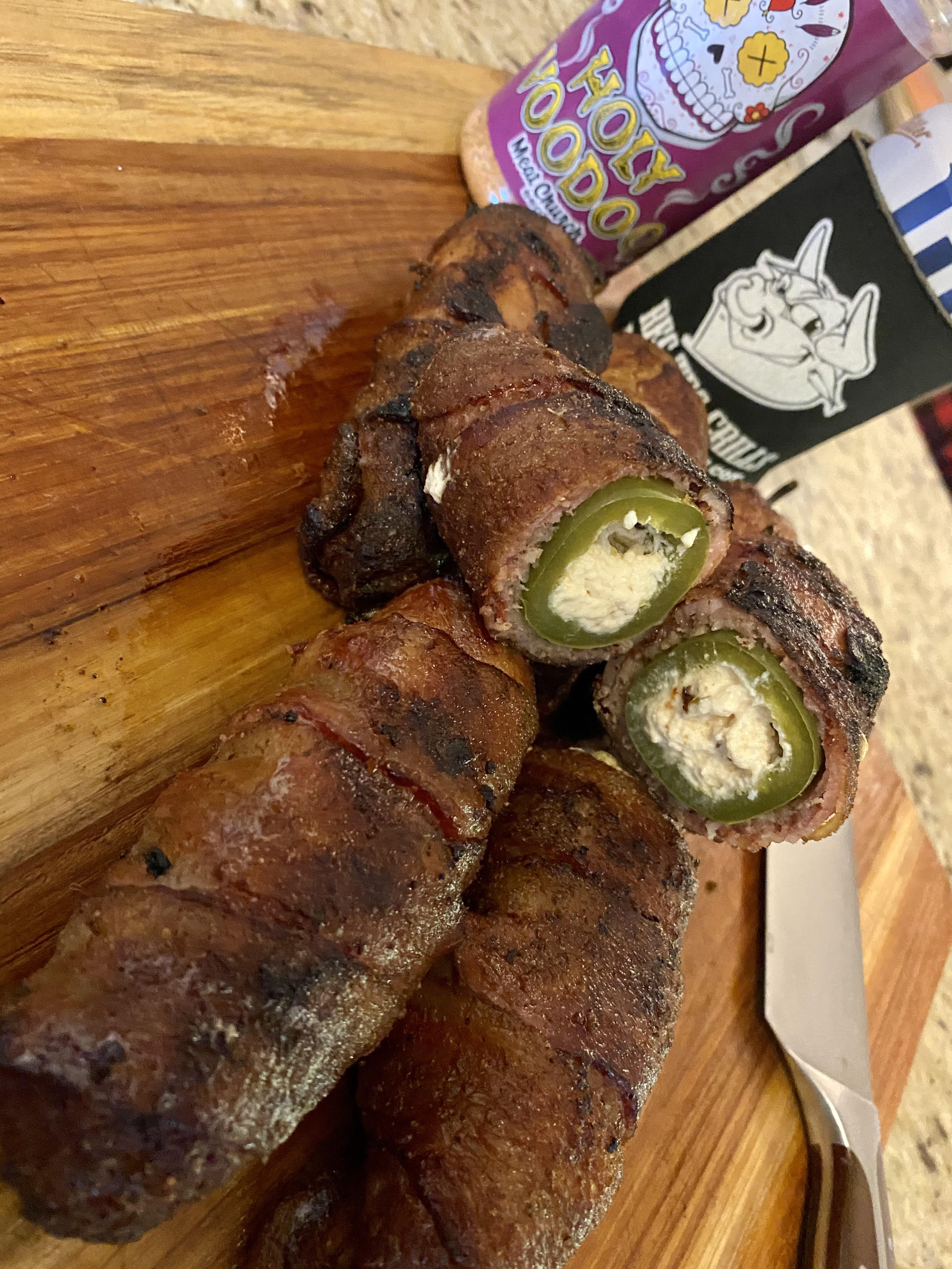 Armadillo eggs for dinner r/grilling