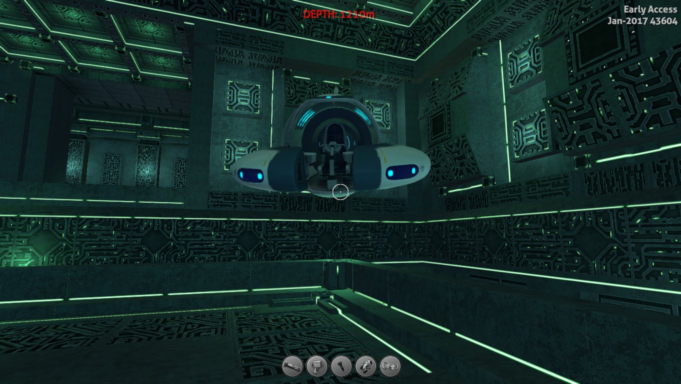The Seamoth a flying machine in the "Thermal Power Generator