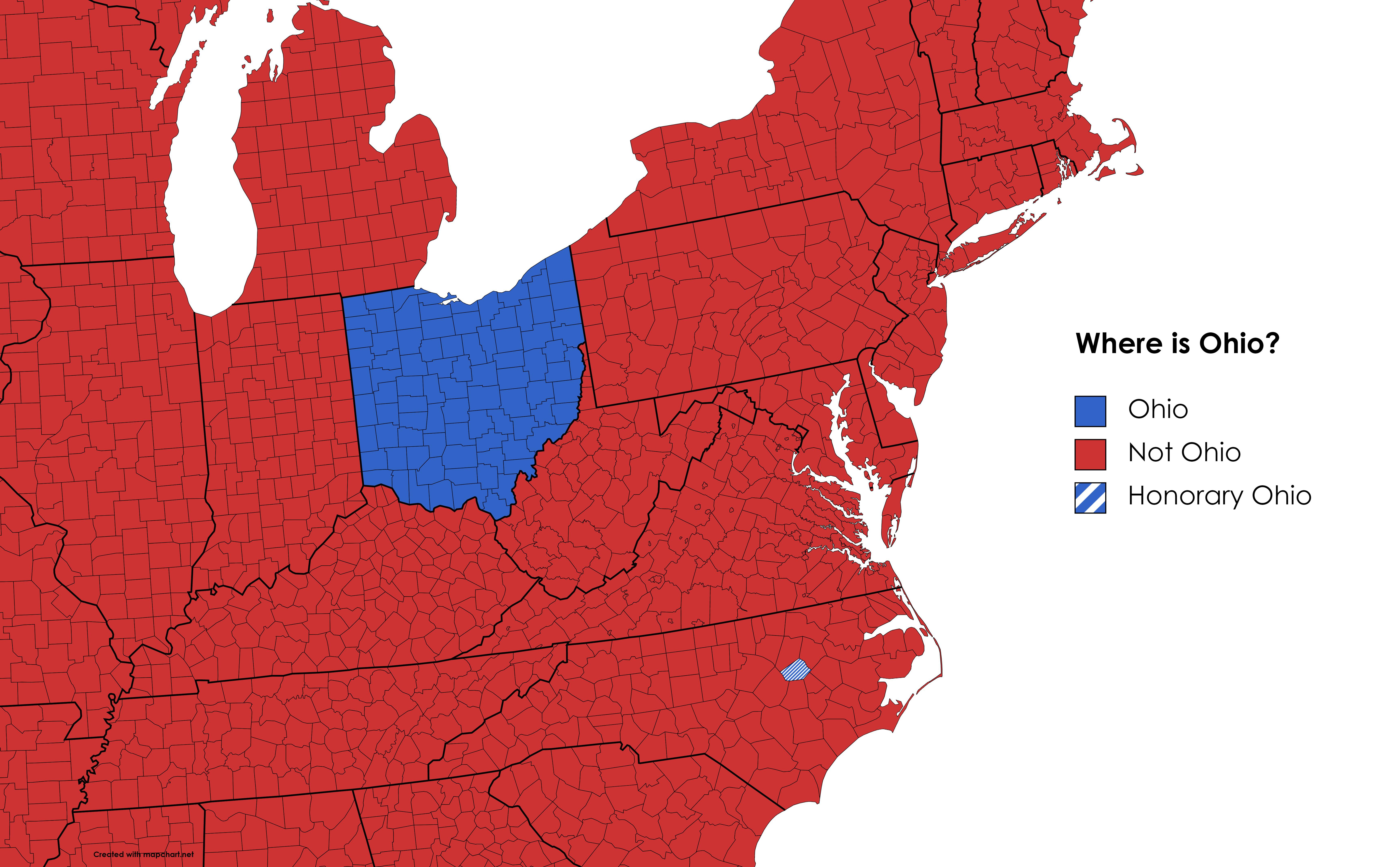 Where is Ohio? r/mapporncirclejerk
