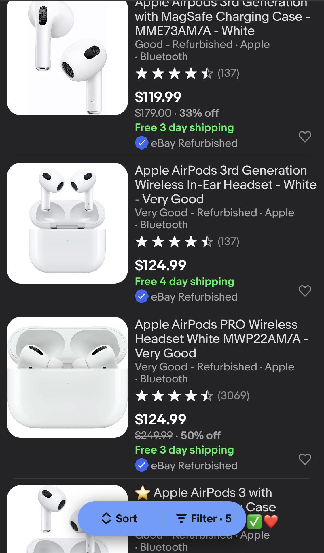 Are eBay refurbished Airpods legit? r/RepTronics