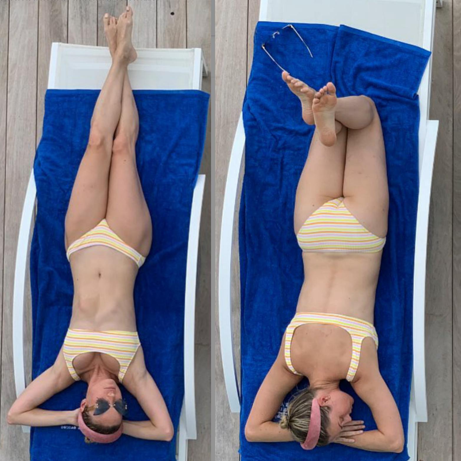 Biki shots cut from Jessie Ennis' Instagram : BrieLarson