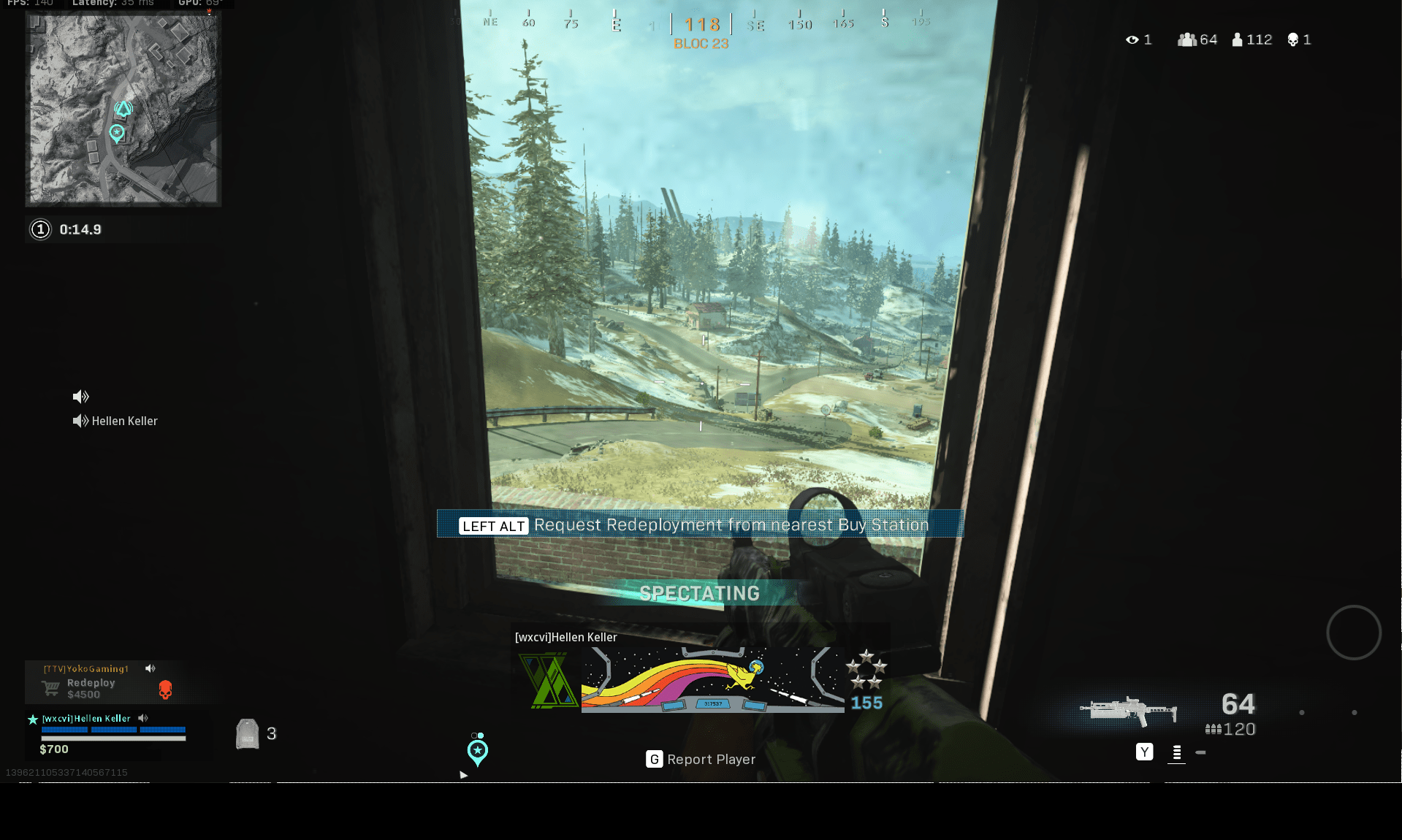 White Static around edge of screen r/Warzone