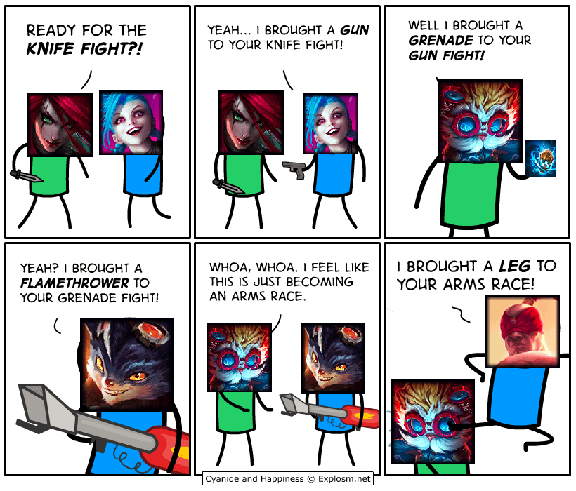 One of the first League memes I made a while back Sakros