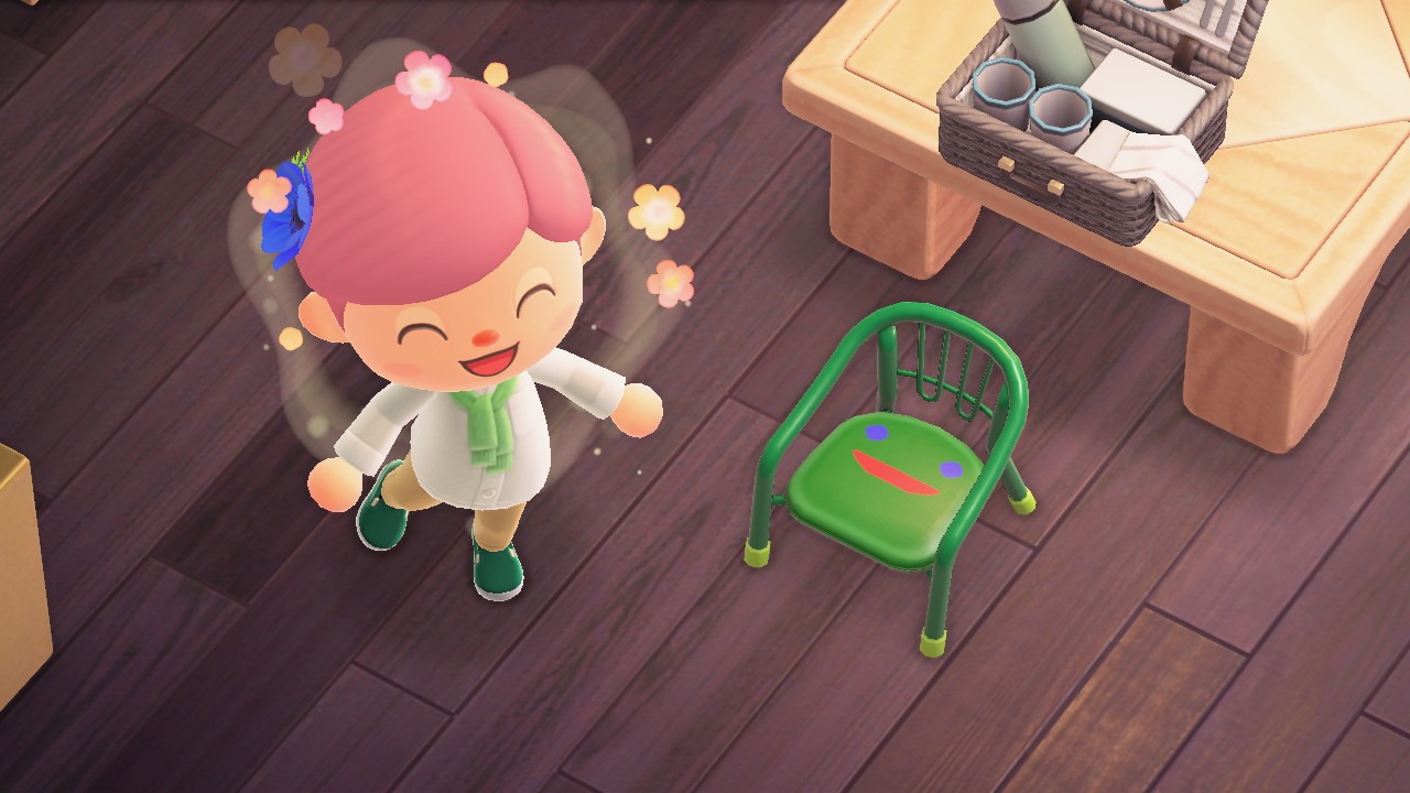 Who said that the Froggy Chair was not in New Horizons? AnimalCrossing