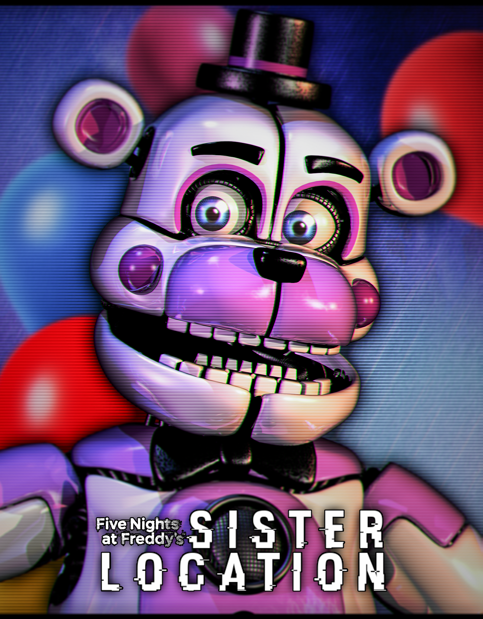 Funtime Freddy SL Calendar Render Remake C4D/FNaFSL