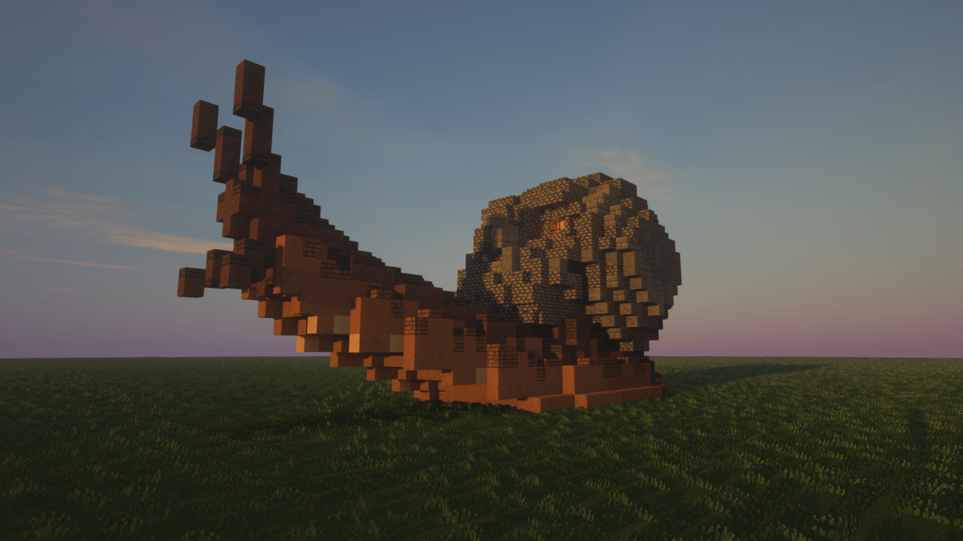 Created this snail with a skull on it's back! What do you guys think
