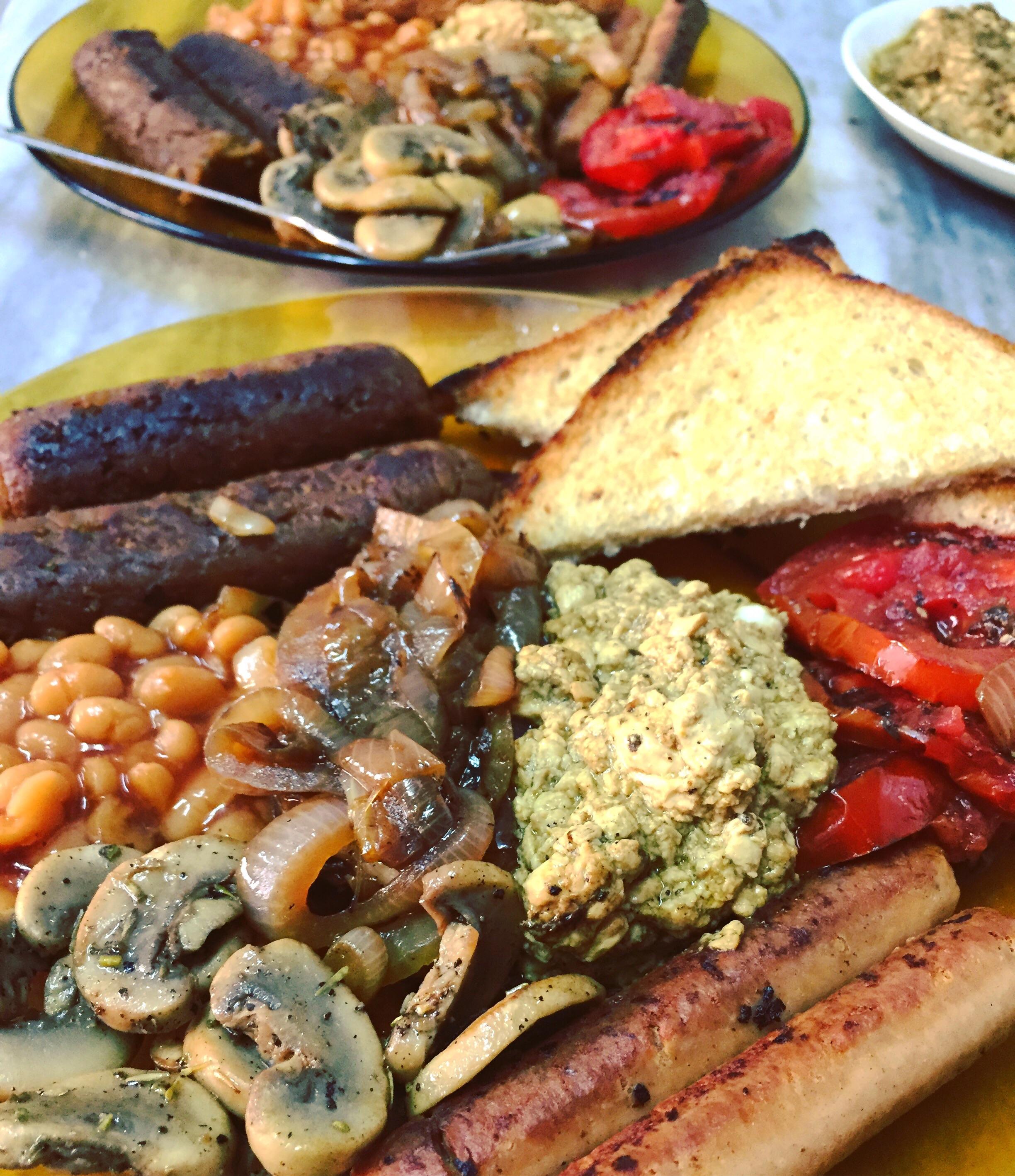 I made full English breakfast with both homemade and store bought