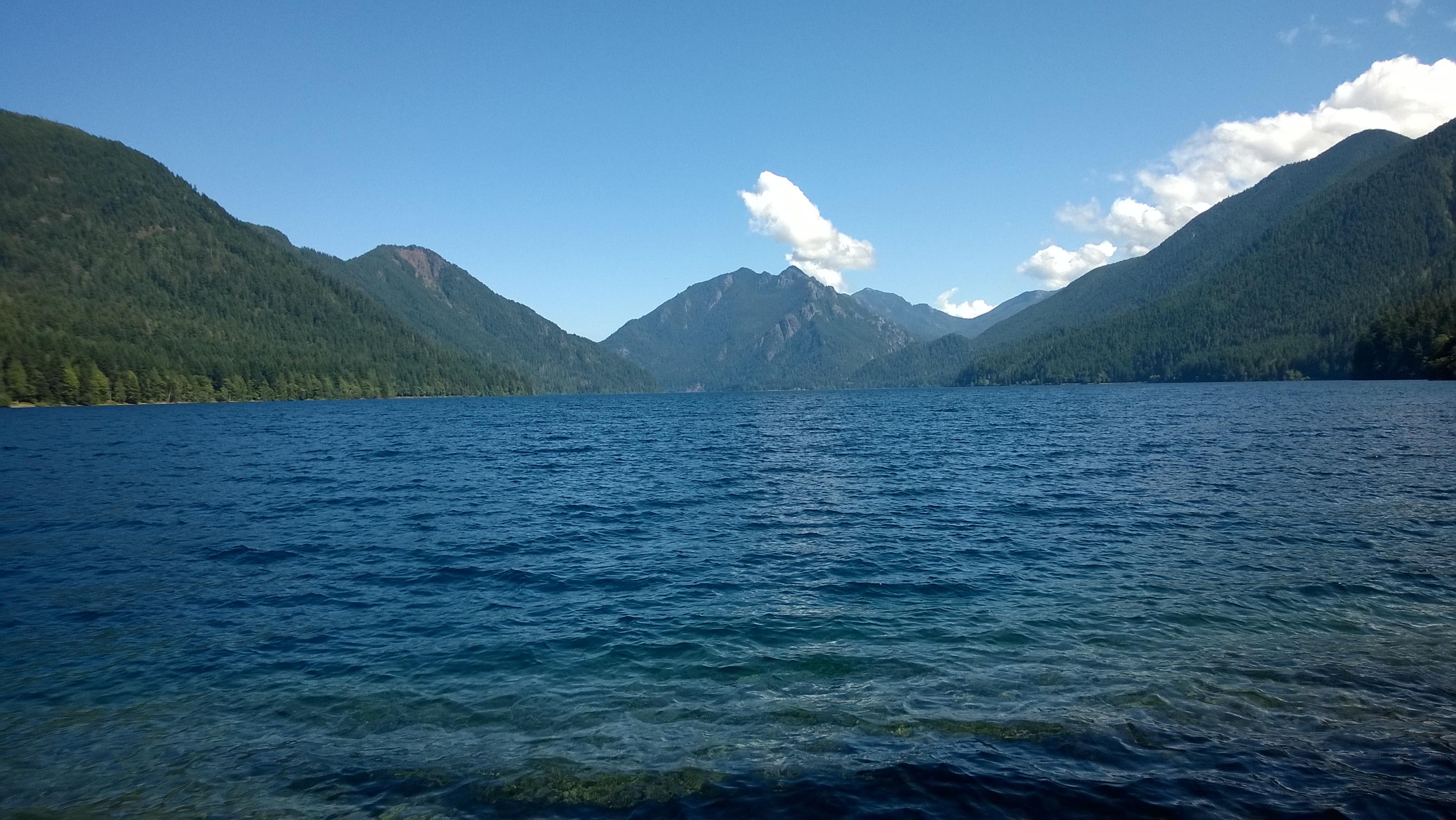 Shoreline Lake Crescent Washington State. [3552x2000] EarthPorn