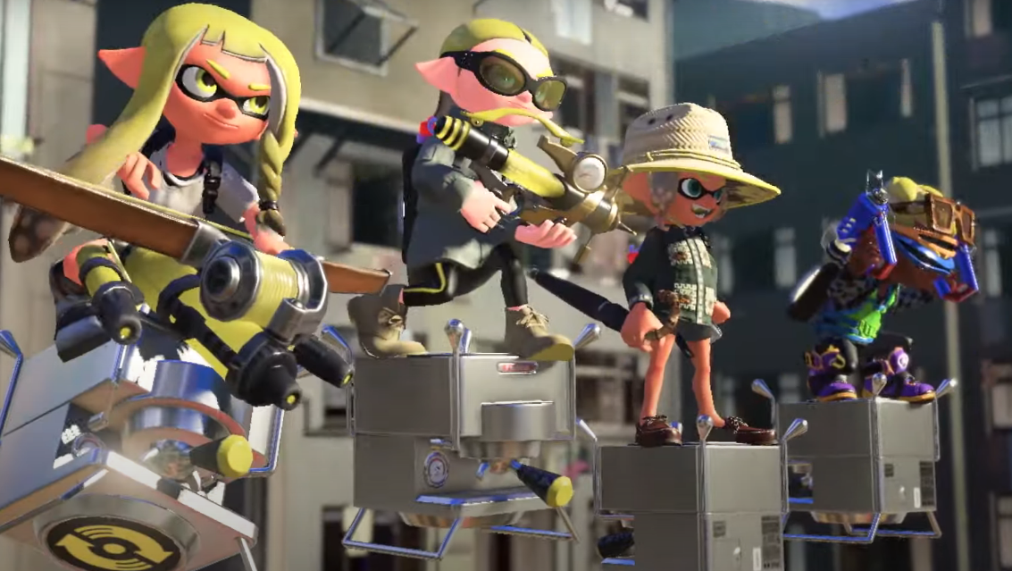 The third inkling has a different colored tentacle, might be a feature