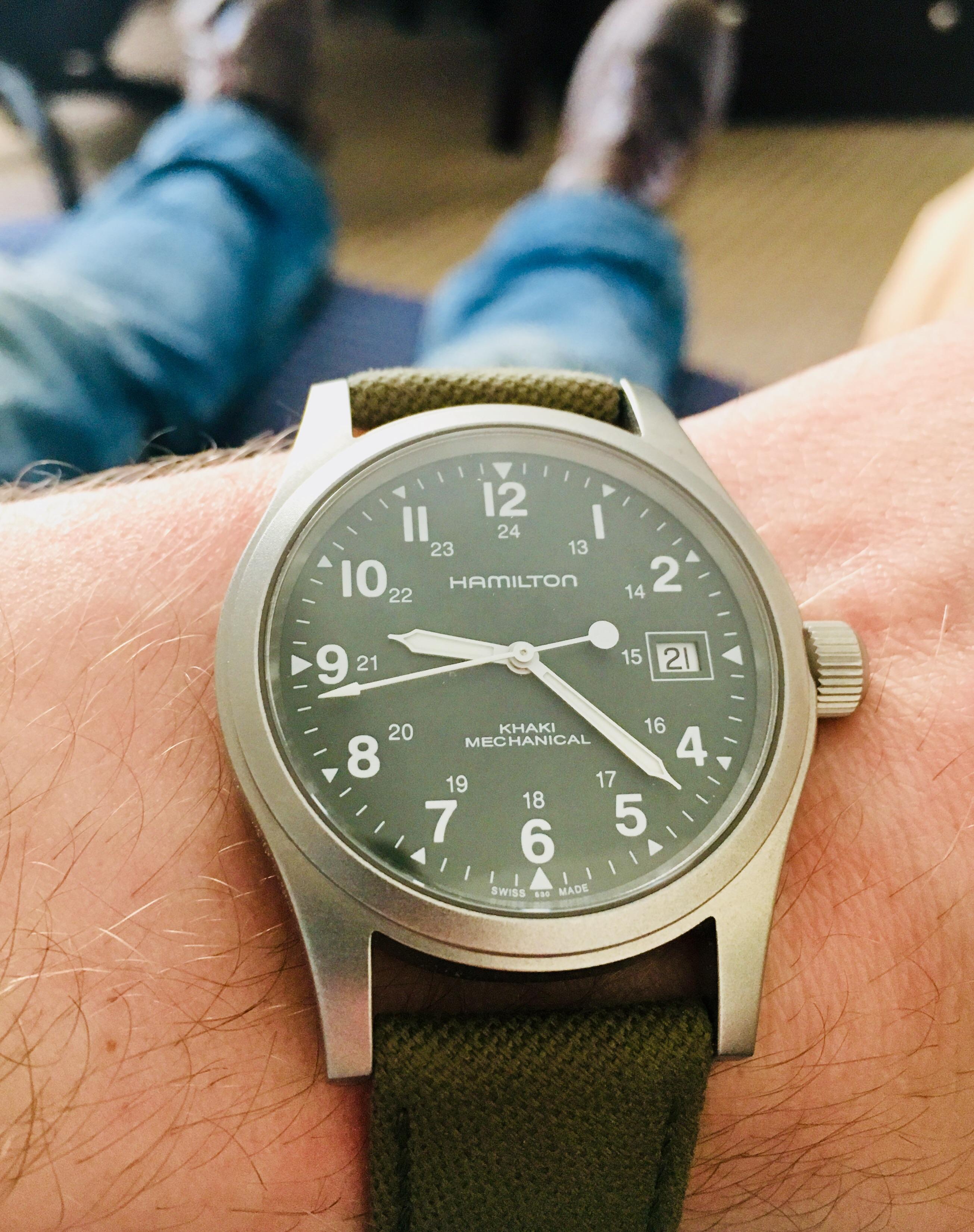 [Hamilton] khaki mechanical via /r/Watches The WristWatch