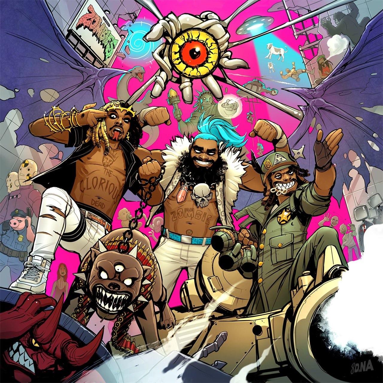 Album cover from Brooklyn based rap trio the Flatbush Zombie’s for