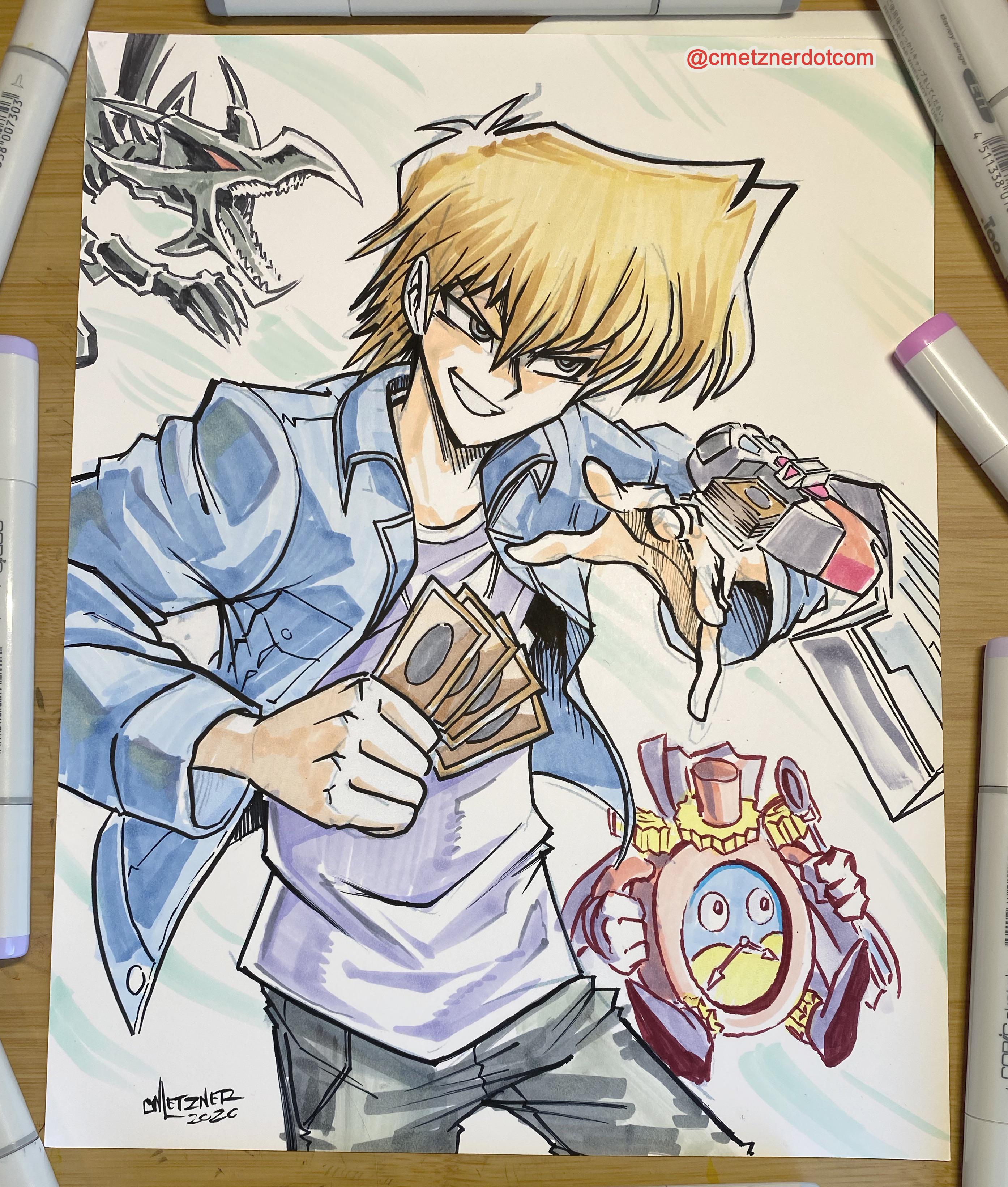 Here???s my drawing of Joey! yugioh