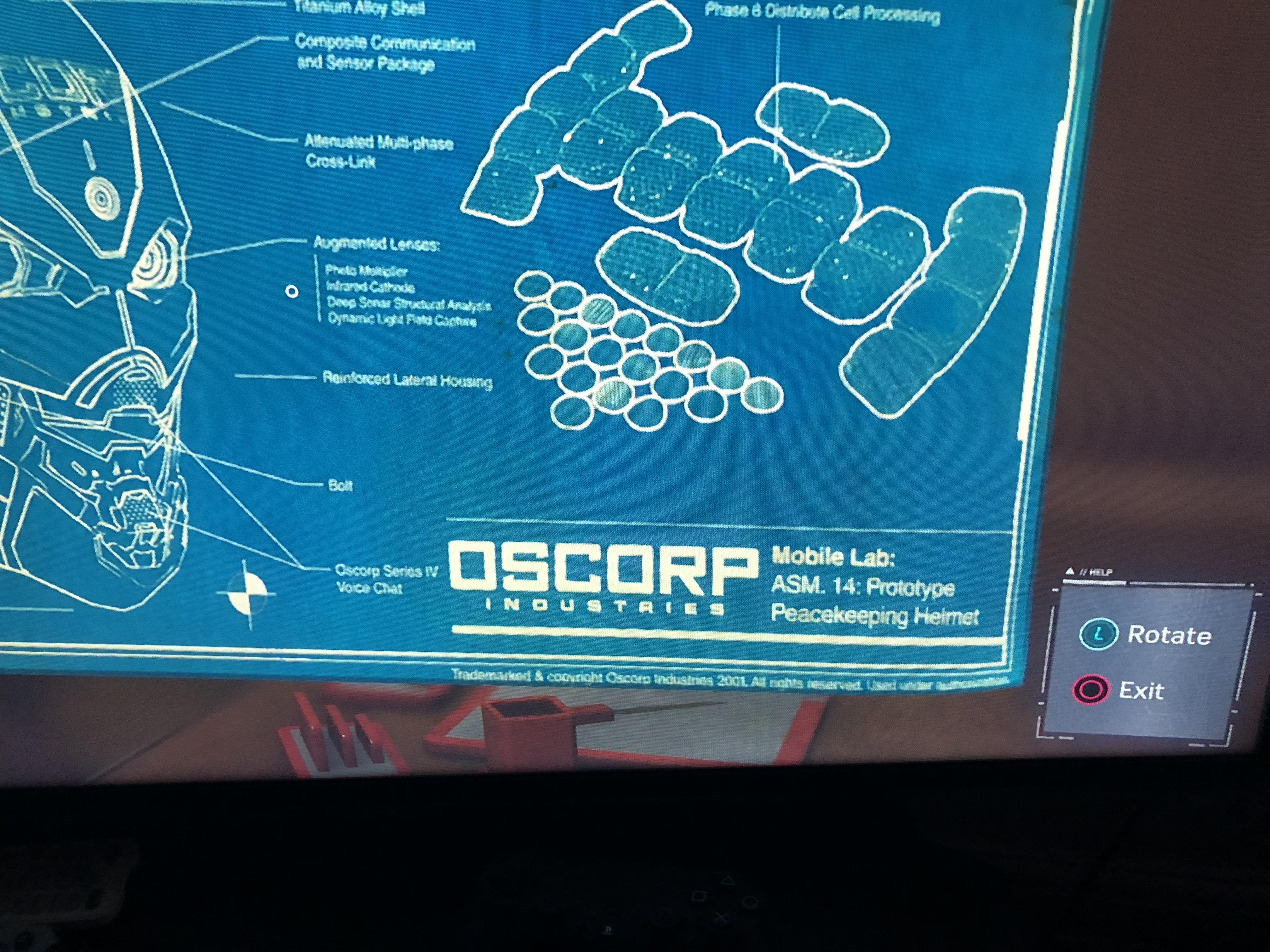The blueprint for Green Goblin helmet is listed as ASM 14, Amazing