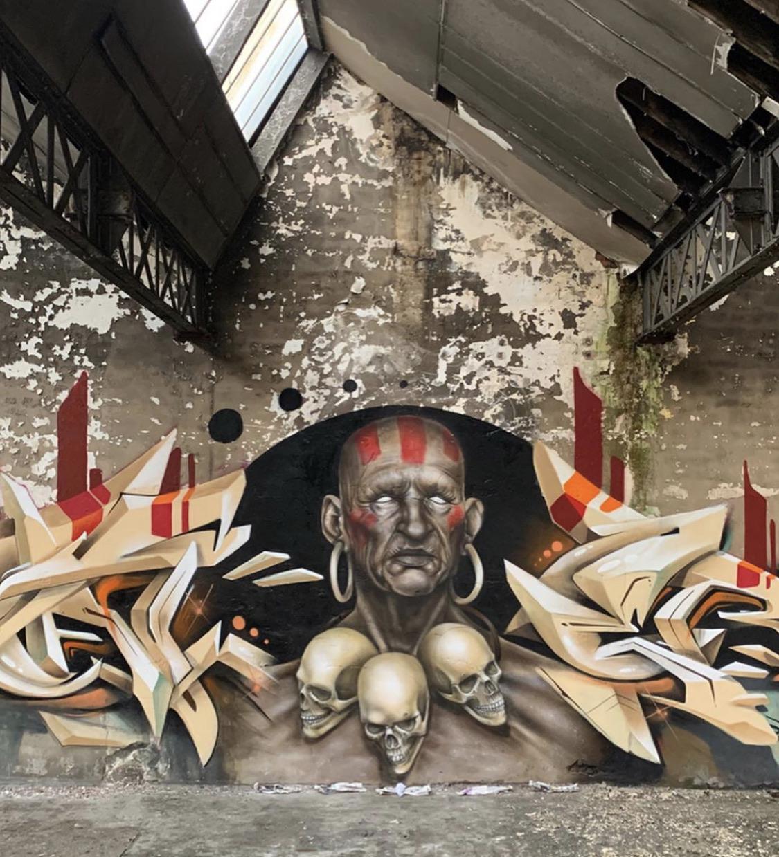 Yoga Flame! : r/streetart