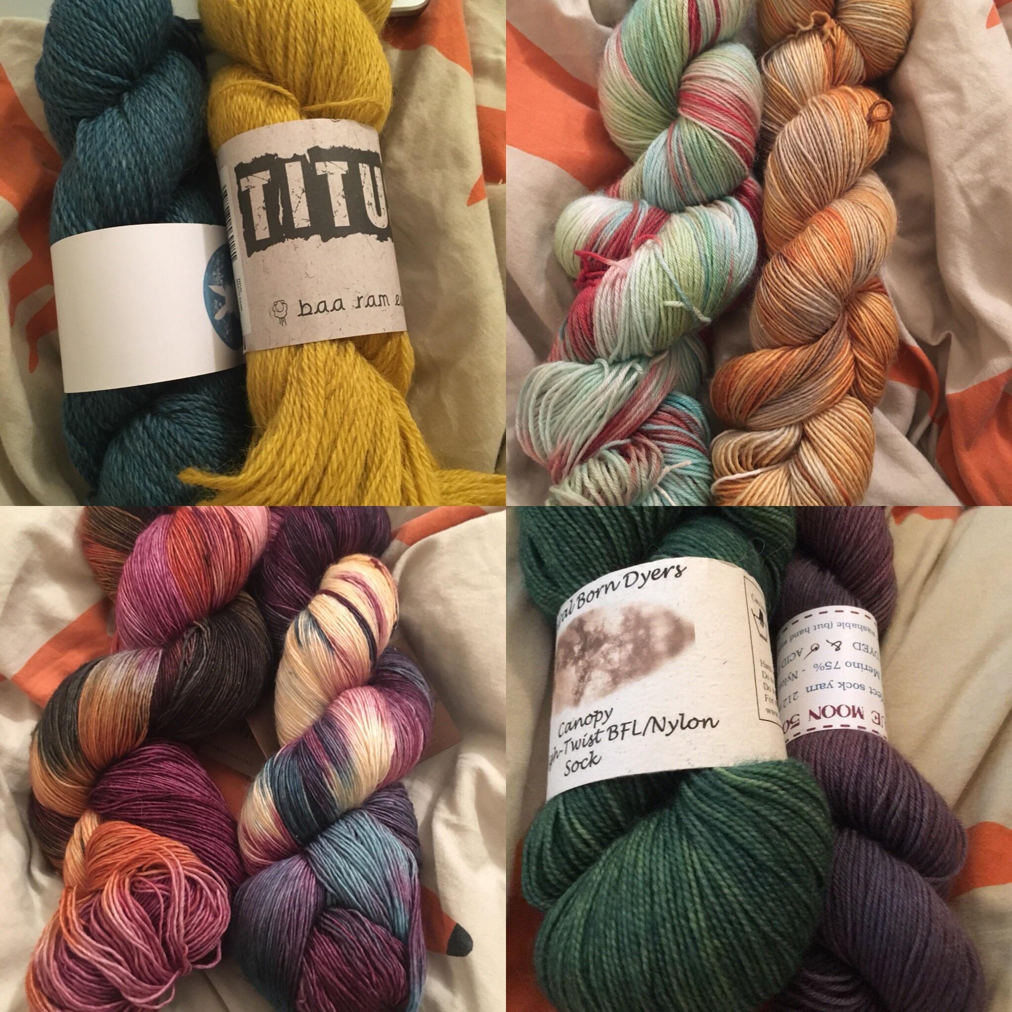 I went to my first wool festival and bought Too Much Yarn r/YarnAddicts