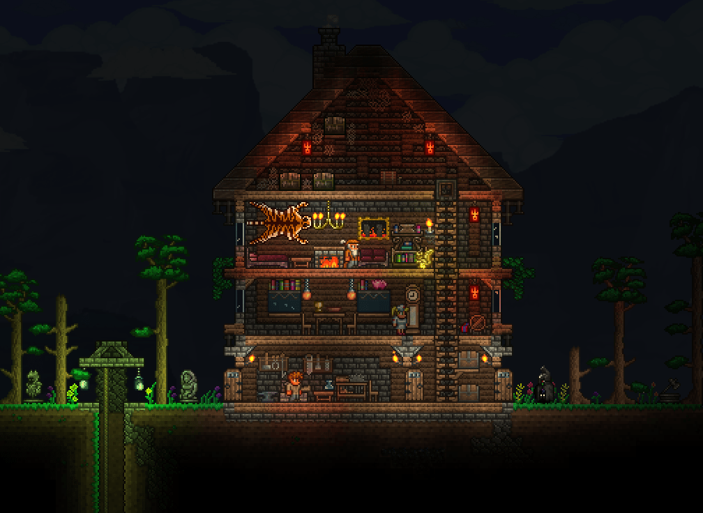 My cozy starter house r/Terraria