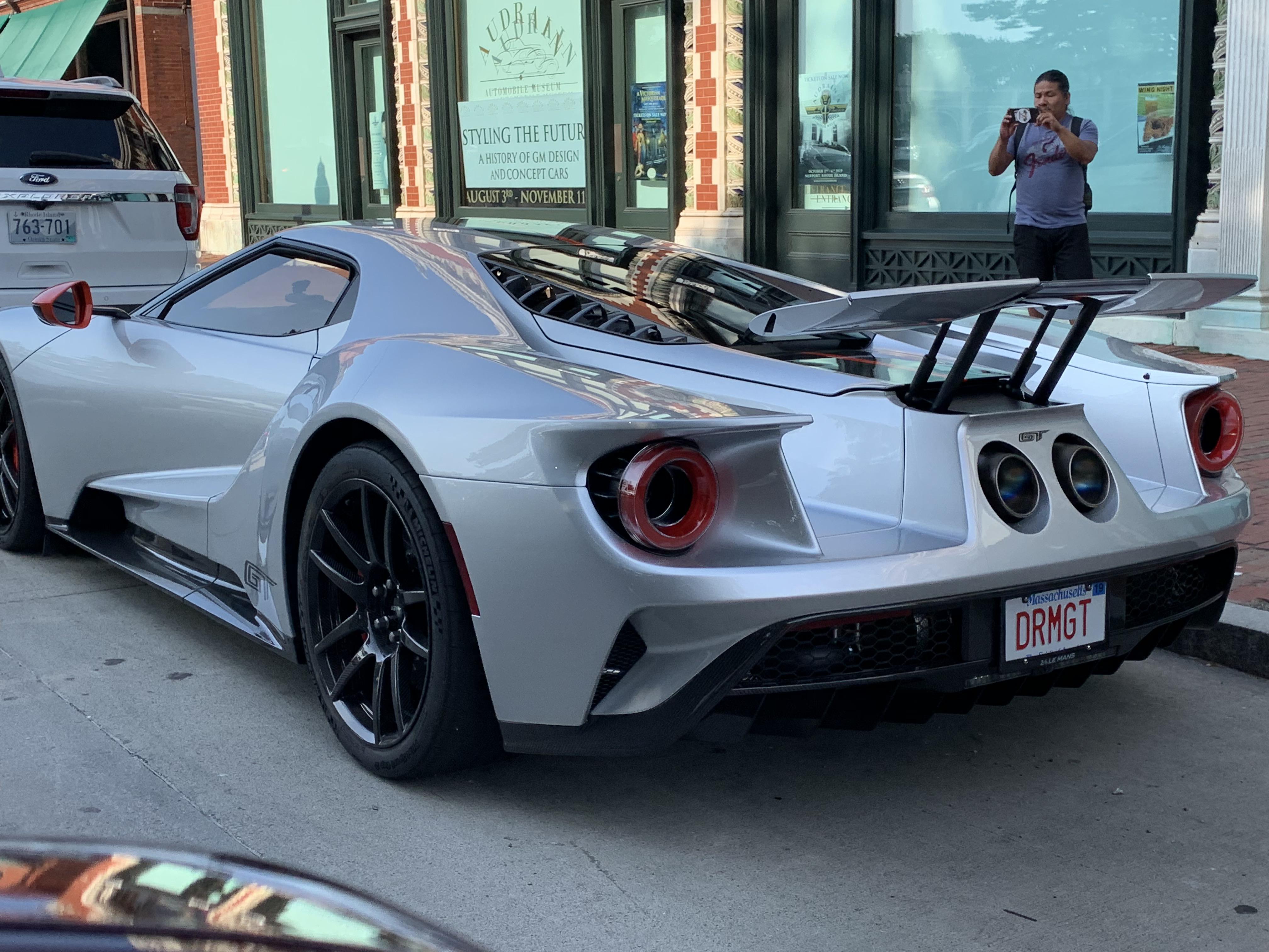 Ford GT parked on the street in Newport, RI r/carporn