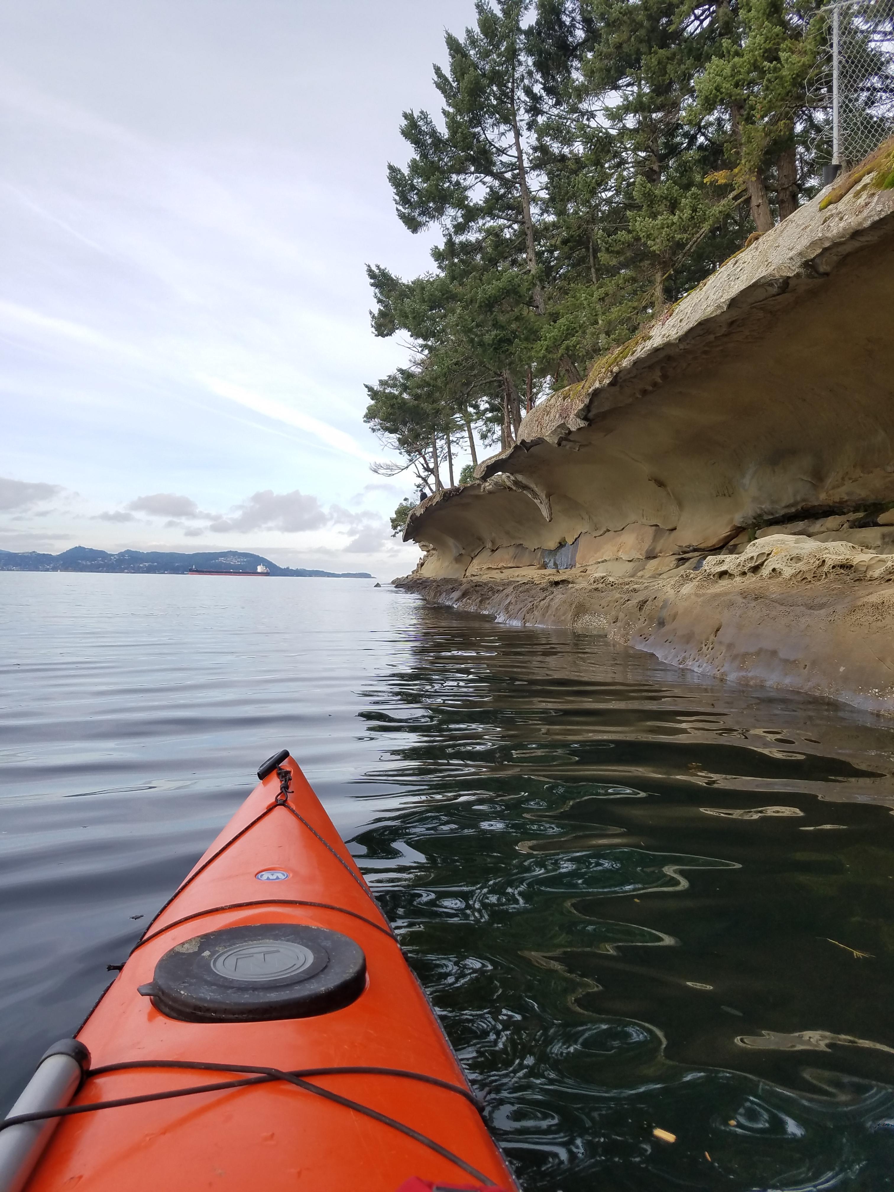 Kayaking to the Malaspina Galleries on Gabriola Island Stepney Explores