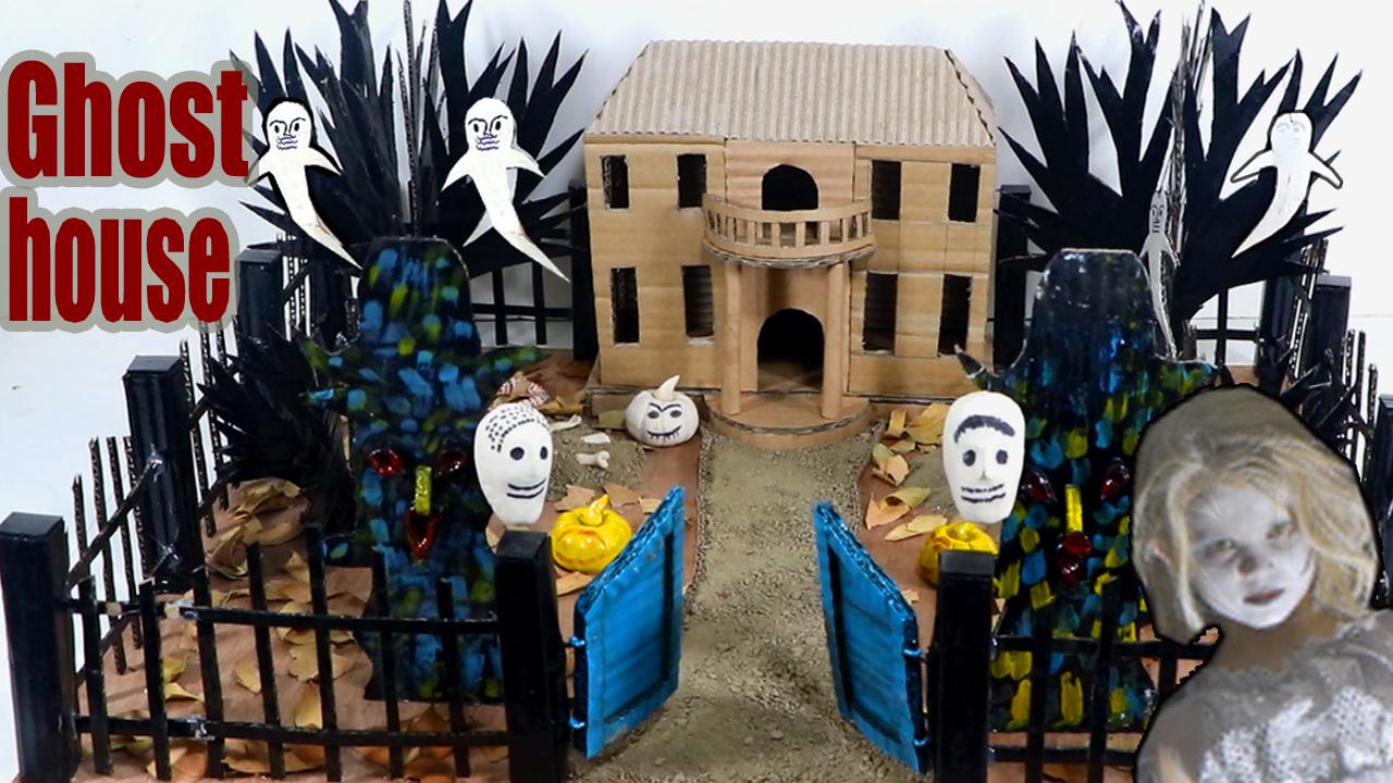 I made this Halloween Zen Garden HAUNTED HOUSE r/crafts