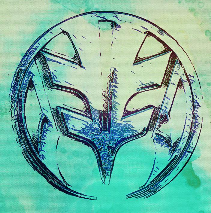 Digital Artwork of the Symbol of the White Tiger [Tarolew17] r