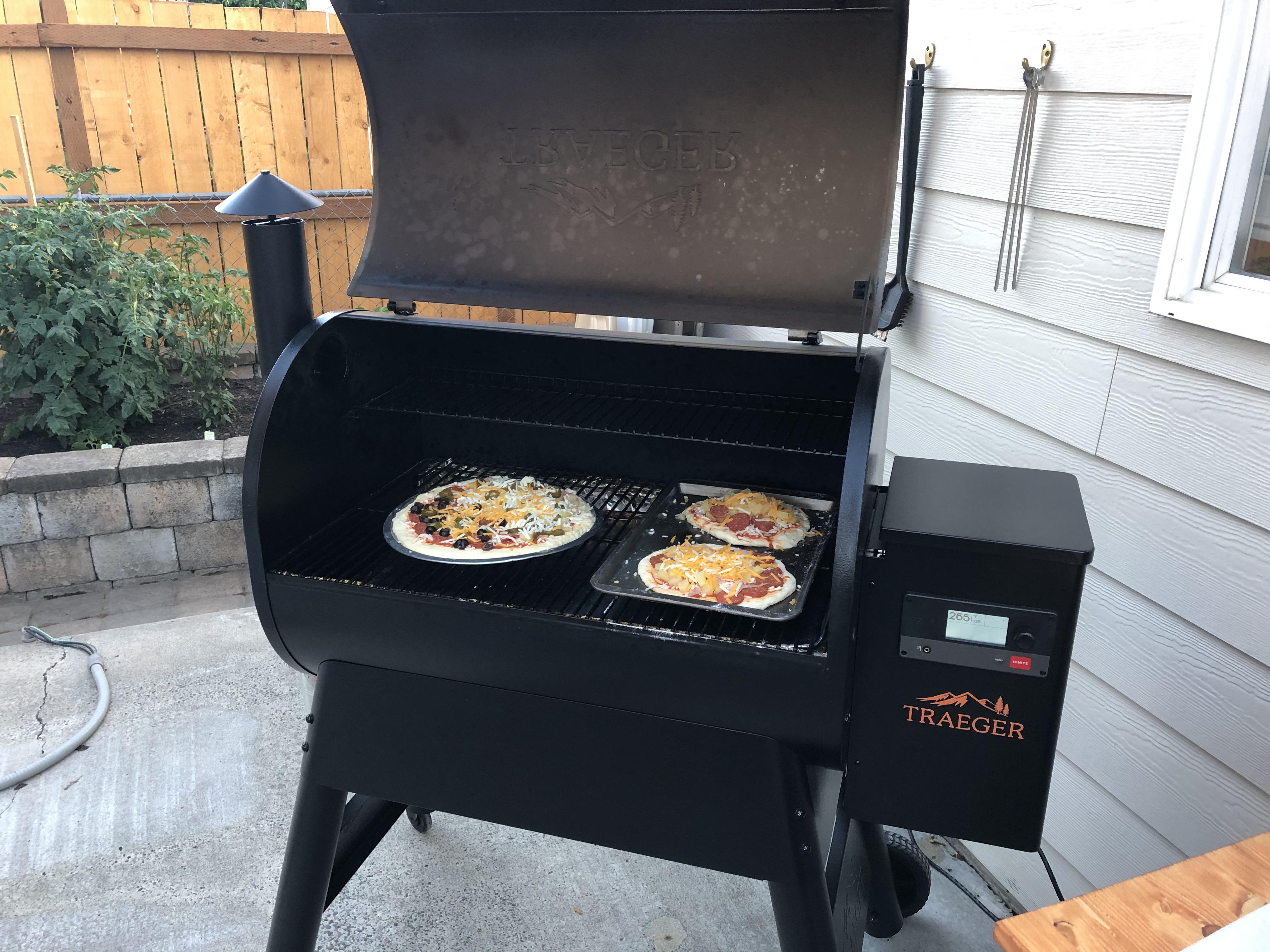 First time making pizza on my Traeger. Turned out delicious! r/Traeger