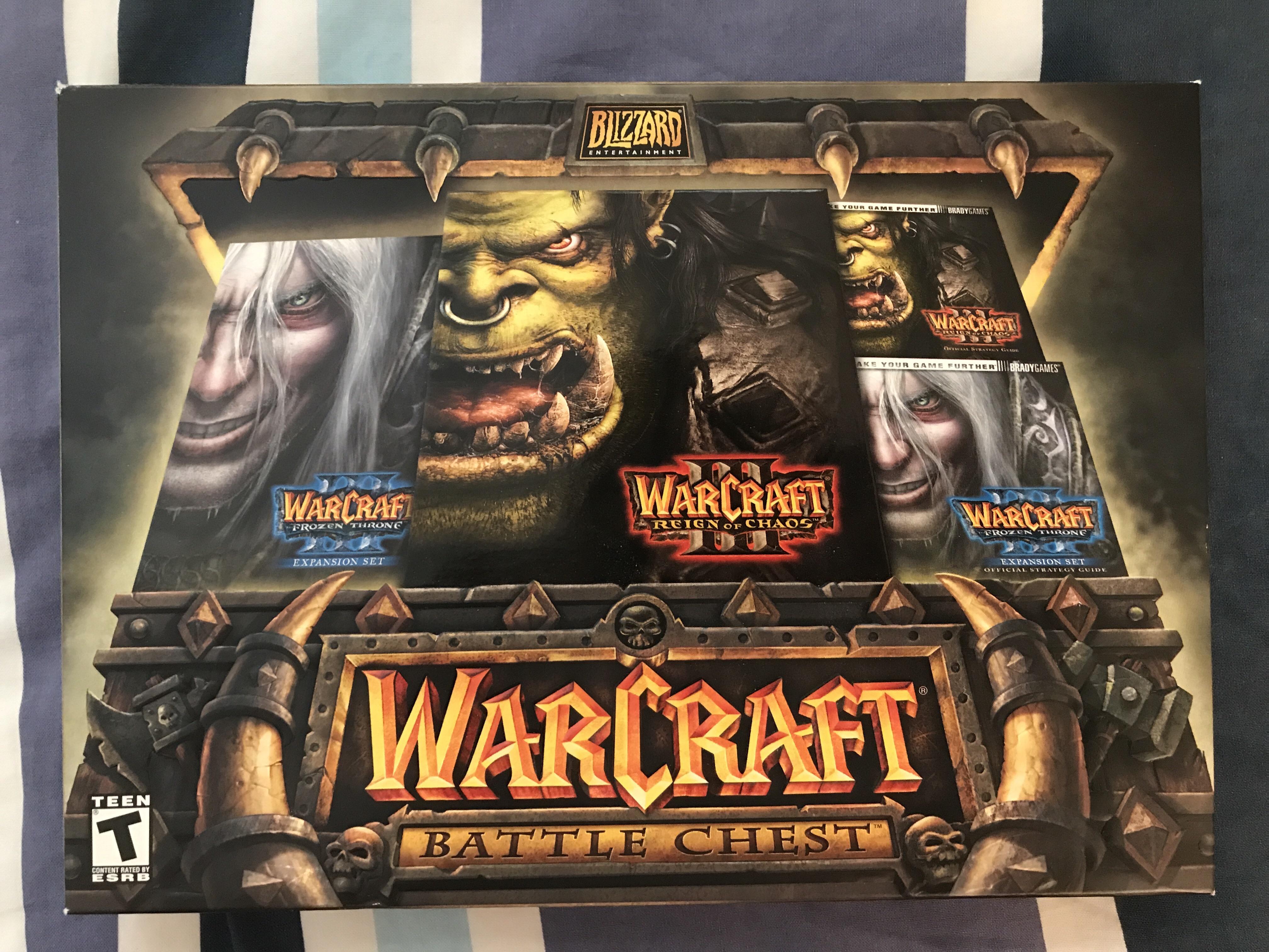 Remember, the Warcraft III Battle Chest? I still have mine, I bought
